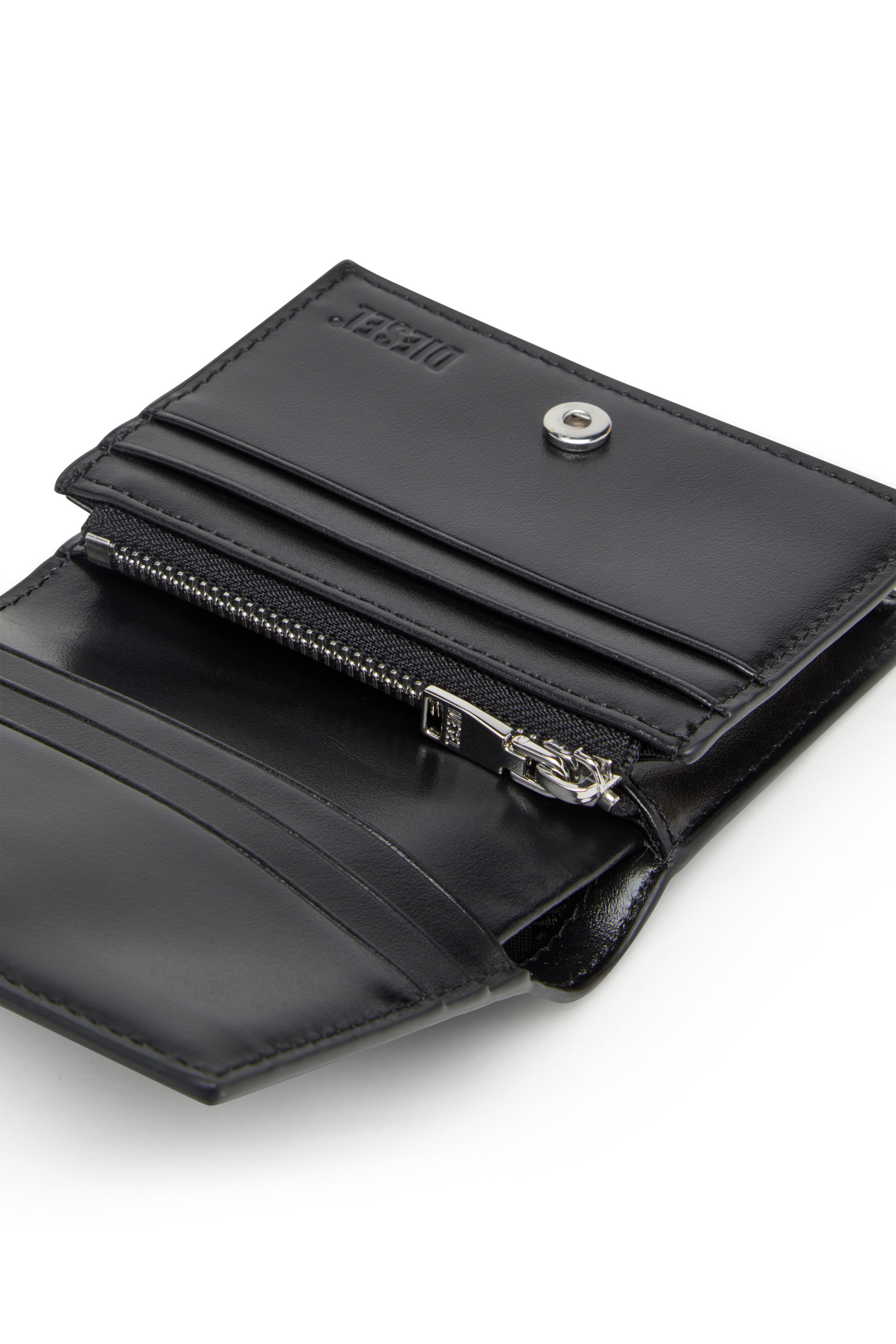 Diesel - PLAY BI FOLD III, Female's Wallet in glossy PU in ブラック - 4