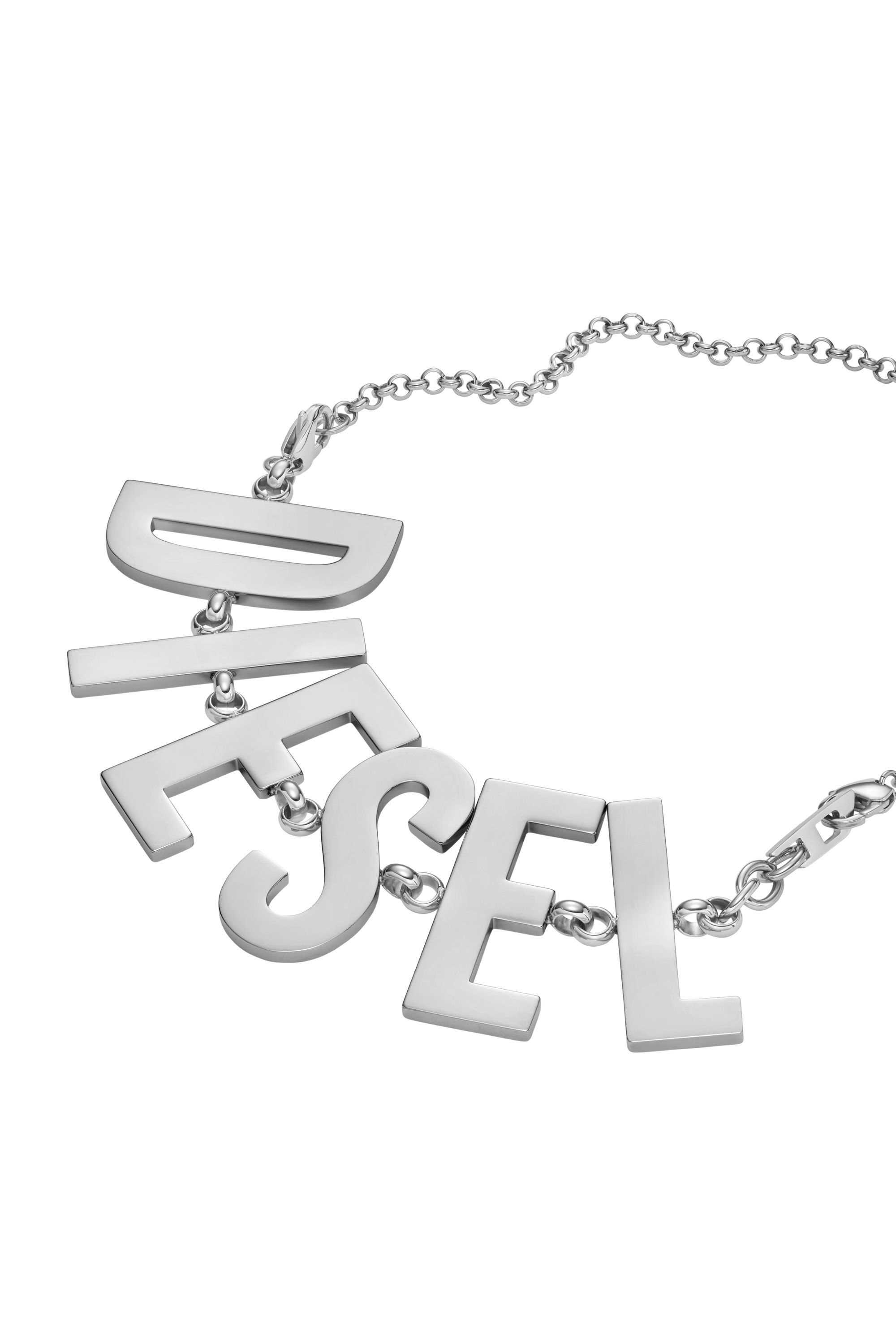 Diesel - DX1478, Unisex Stainless steel chain necklace/bracelet in シルバー - Image 1