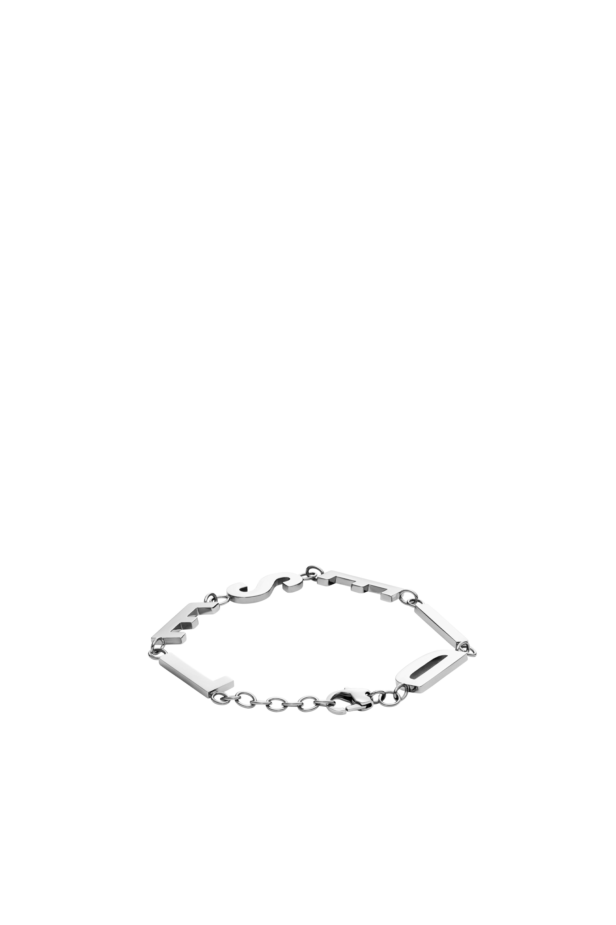 Diesel - DX1490, Male Stainless steel chain bracelet in シルバー - Image 2