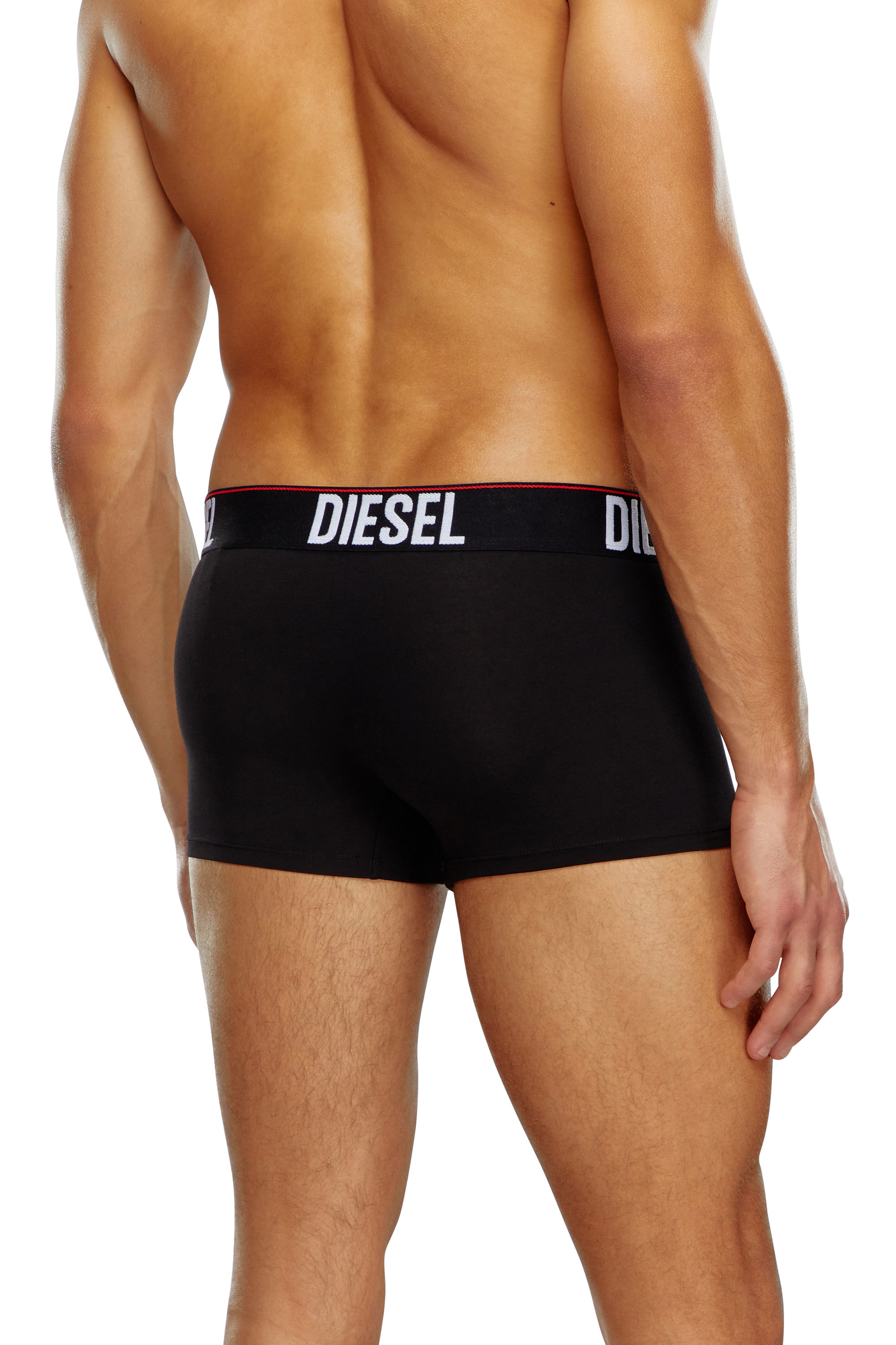 Diesel - UMBX-DAMIENTHREEPACK, Male's Three-pack boxer briefs with tonal waist in ブラック - 3