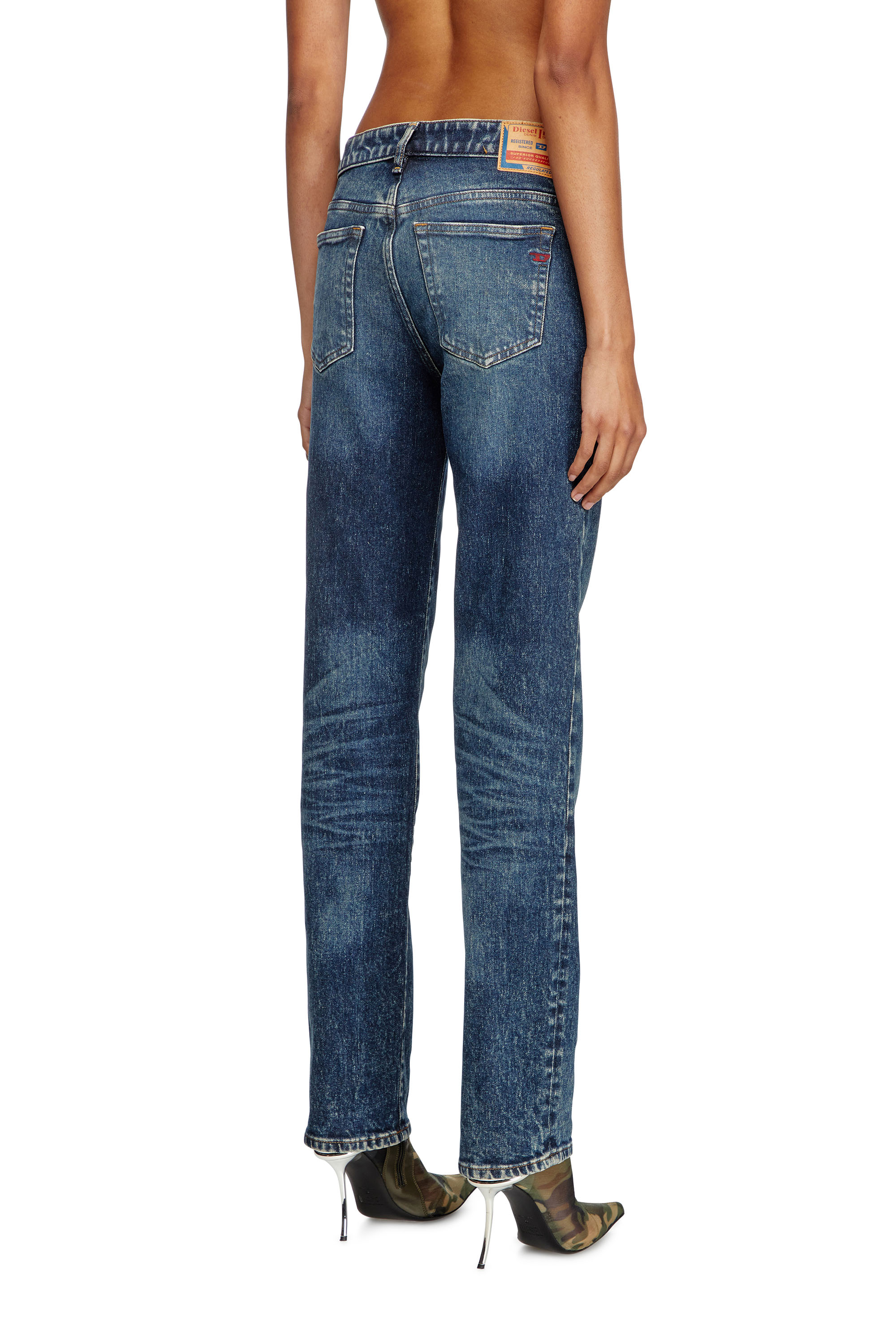 Diesel - Female's Regular Jeans 1989 D-Mine 007Y3, ダークブルー - 4