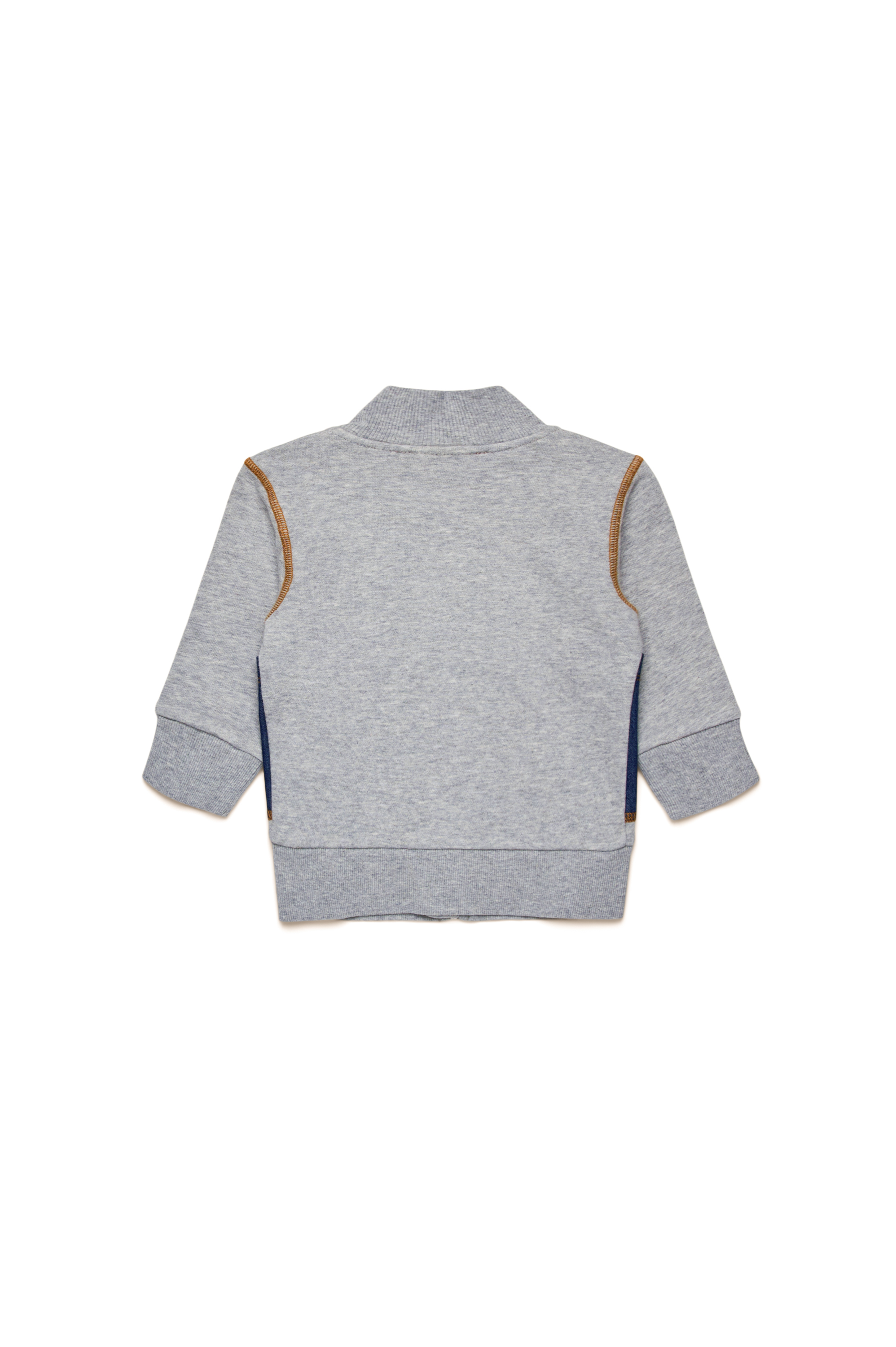 Diesel - SPOKKYB, Male Zipped sweatshirt with denim pockets in マルチカラー - Image 2