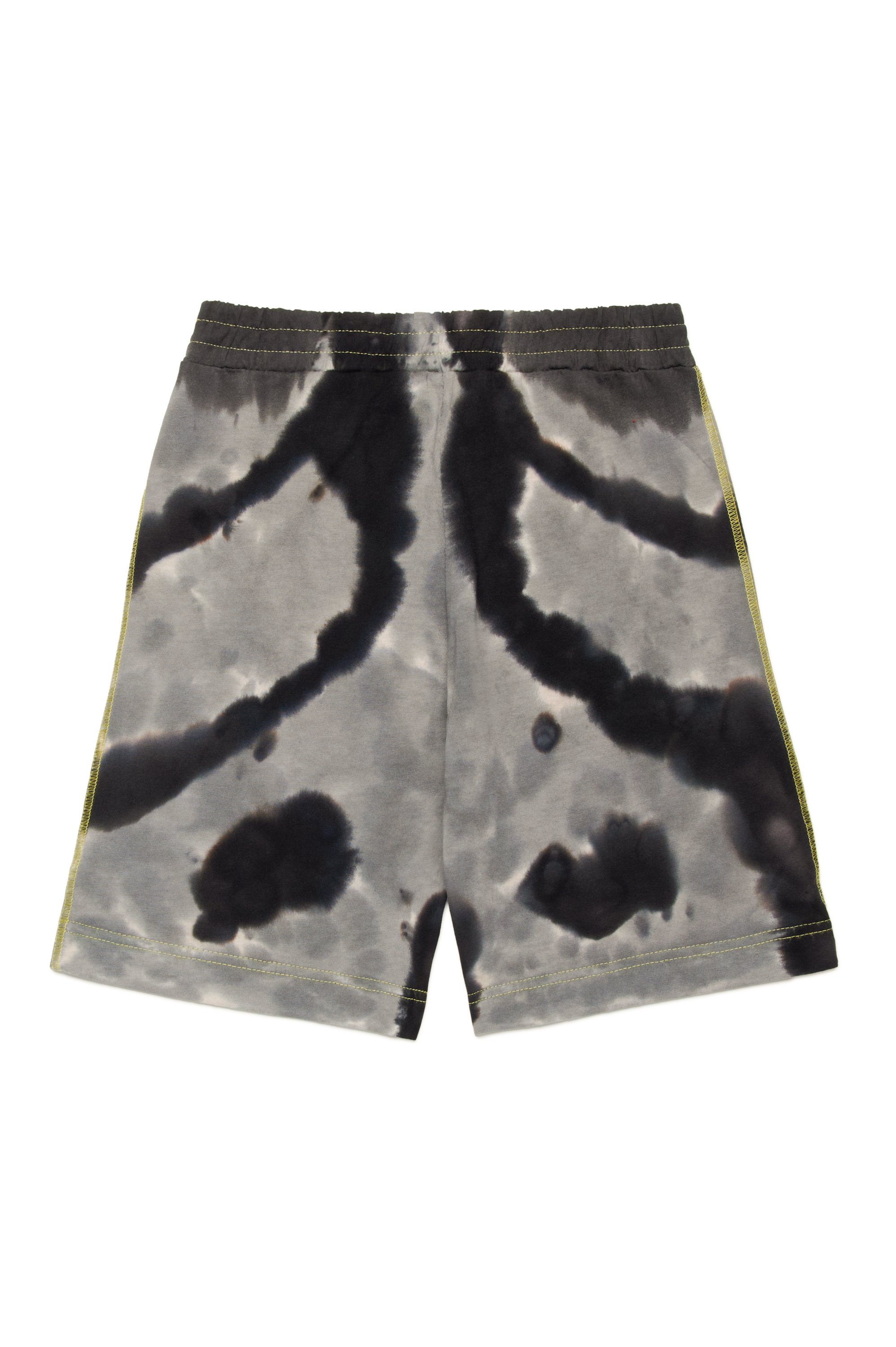 Diesel - PBOBX, Male's Sweat shorts with batik print in ブラック - 2