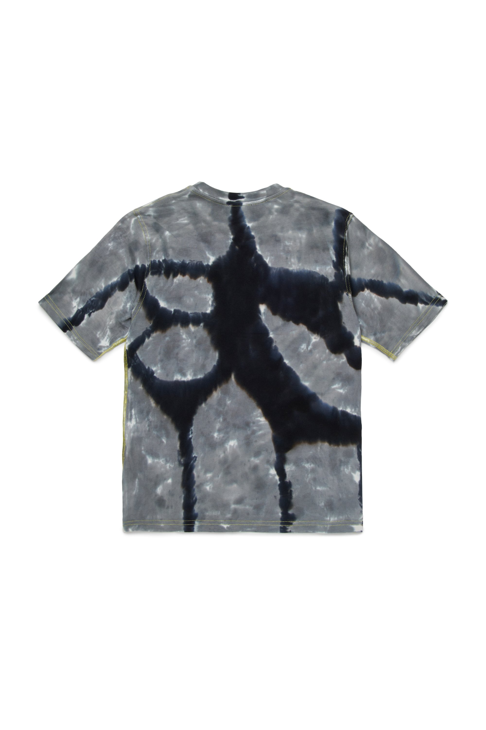 Diesel - TBOXTN15 OVER, Male's T-shirt with batik print in ブラック - 2