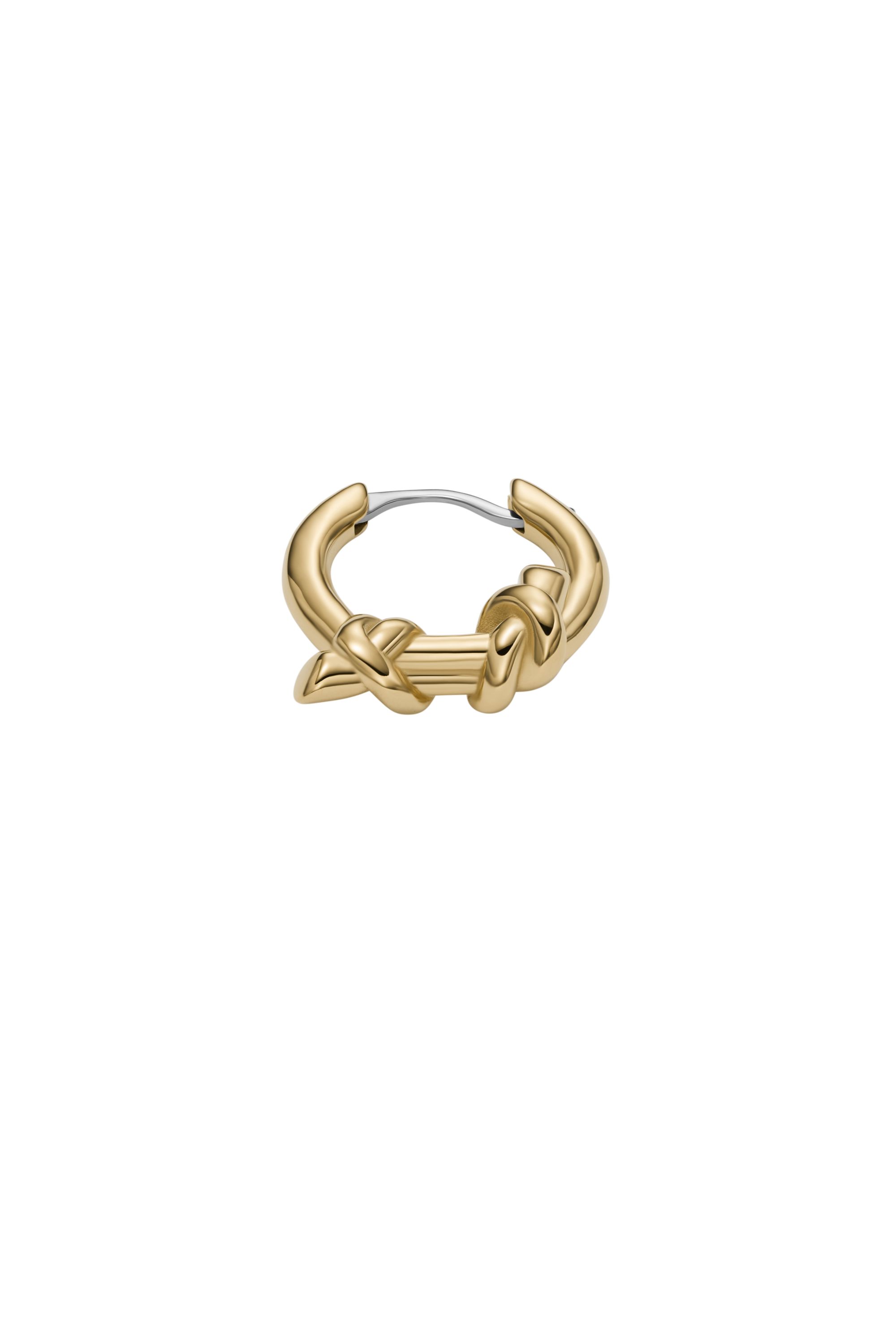 Diesel - DX1566710 JEWEL, Unisex's Gold-Tone Stainless Steel Hoop Earring in ゴールド - 2