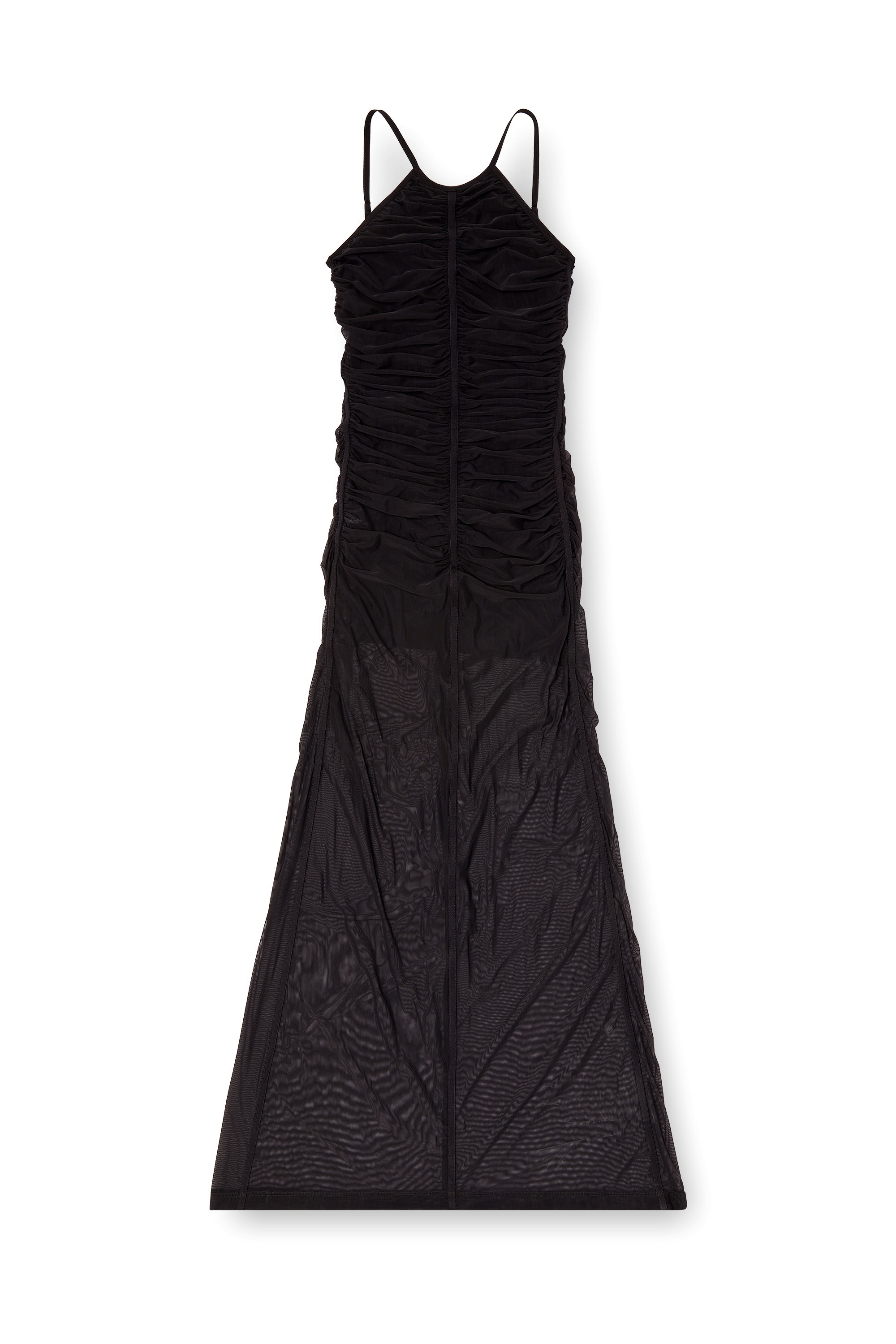 Diesel - D-AMAMI, Female's Maxi dress with spaghetti straps in ブラック - 5