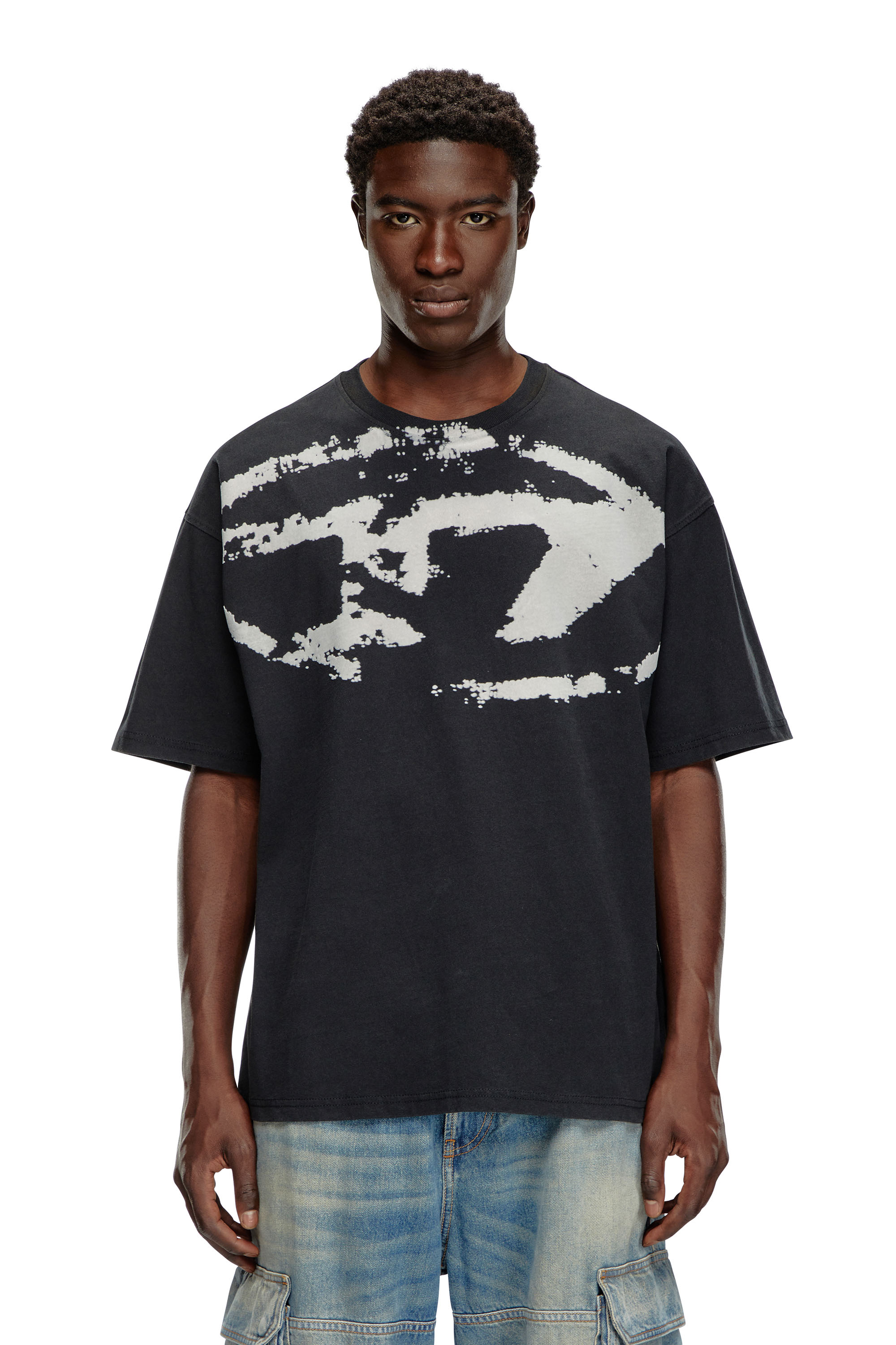 Diesel - T-BOXT-N14, Male's Tシャツ in ブラック - 1