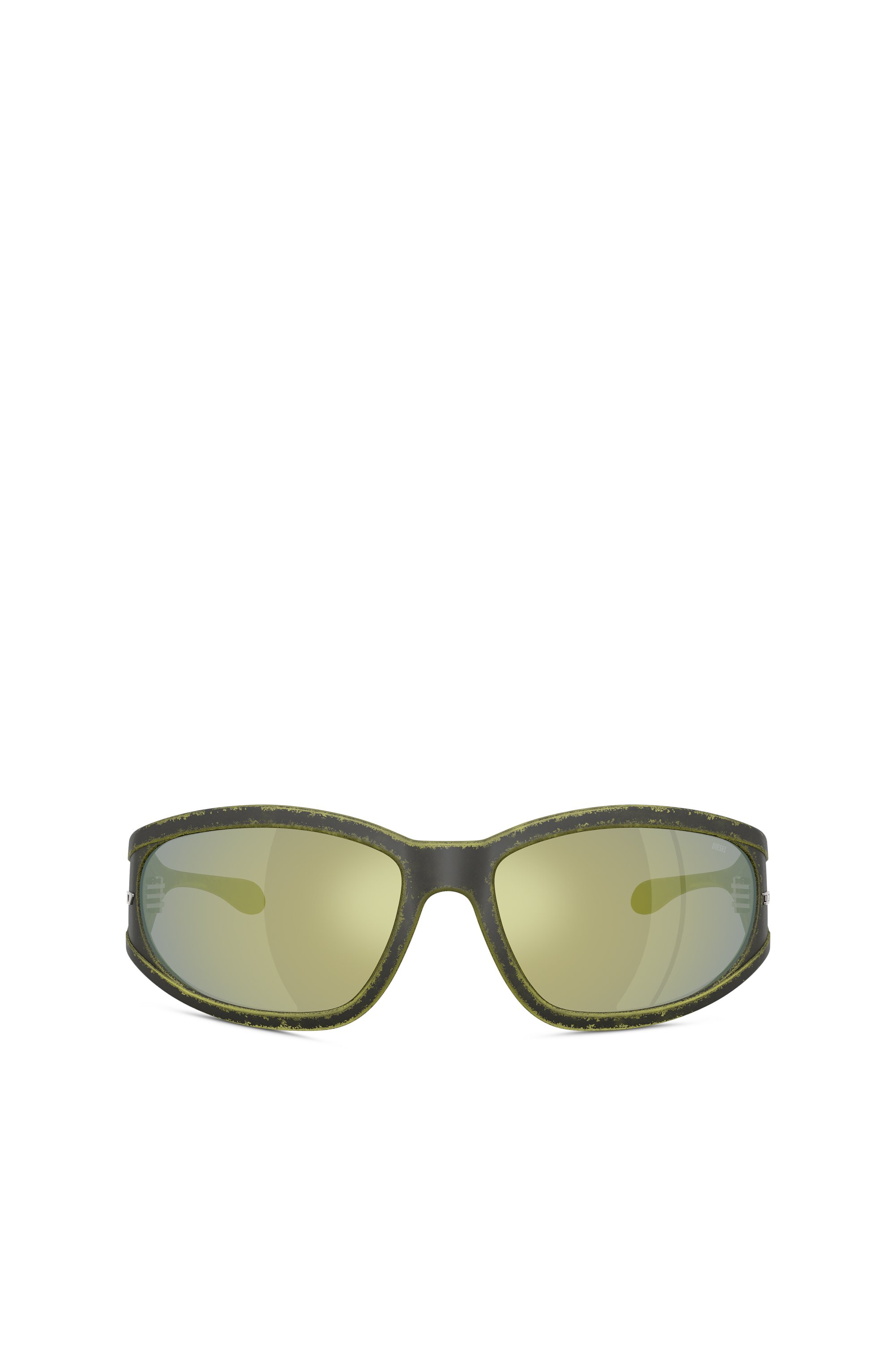 Diesel - 0DL3002, Unisex's Rectangular sunglasses in acetate in グリーン - 1