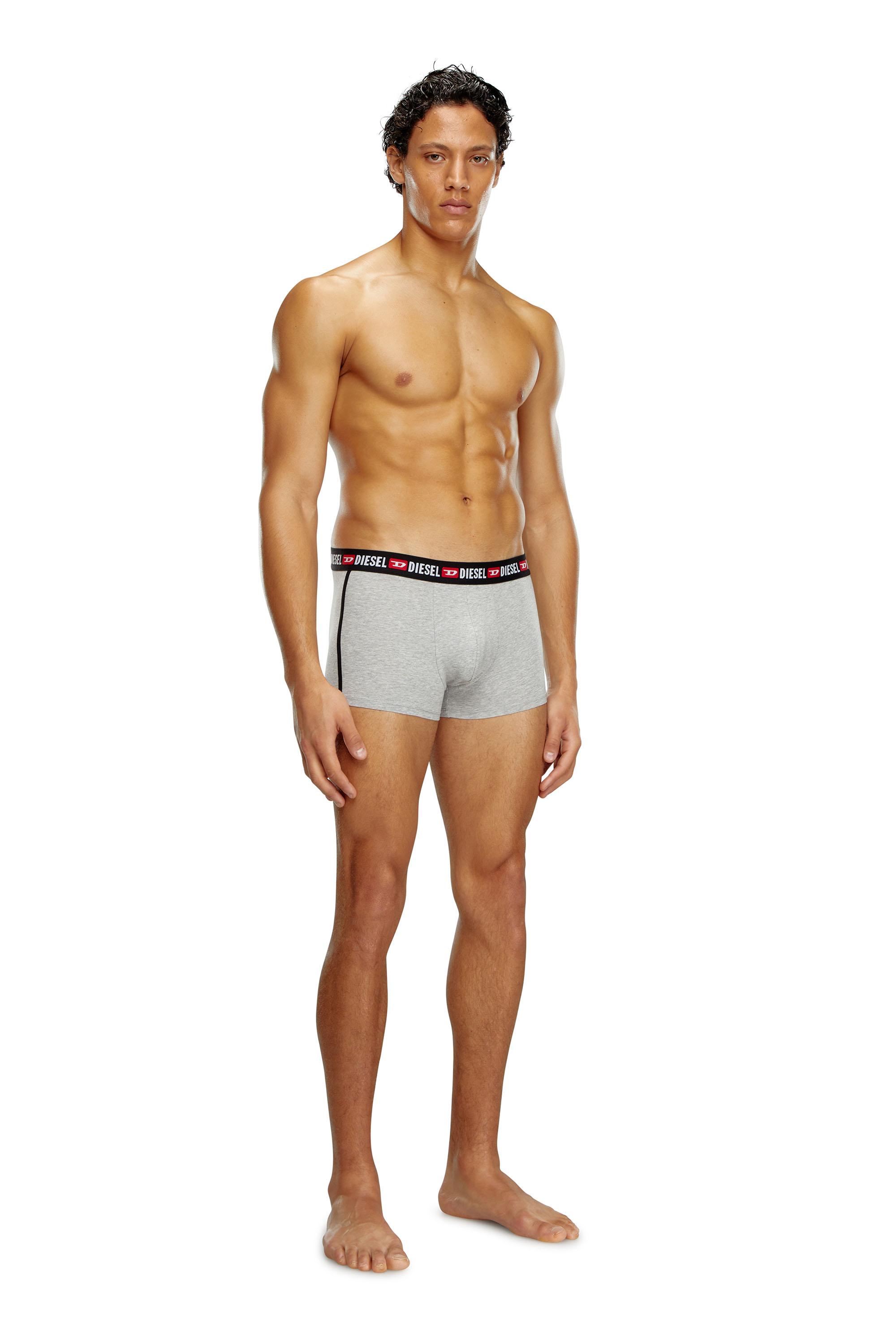 Diesel - UMBX-SHAWNTWOPACK BOXERS, Male Two-pack boxer briefs with side band in マルチカラー - Image 4