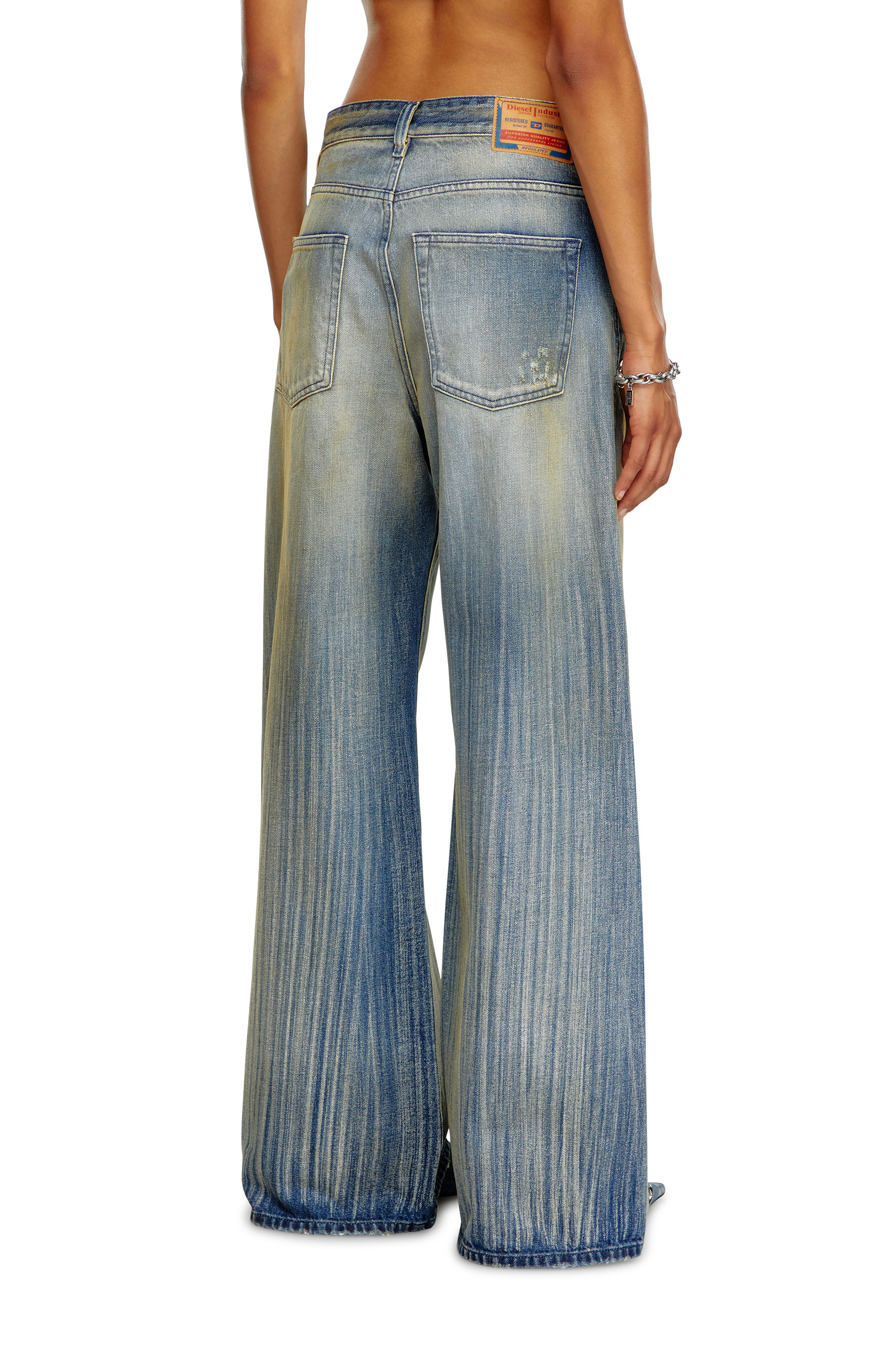 Diesel - Female Straight Jeans 1996 D-Sire 09I97, ミディアムブルー - Image 3