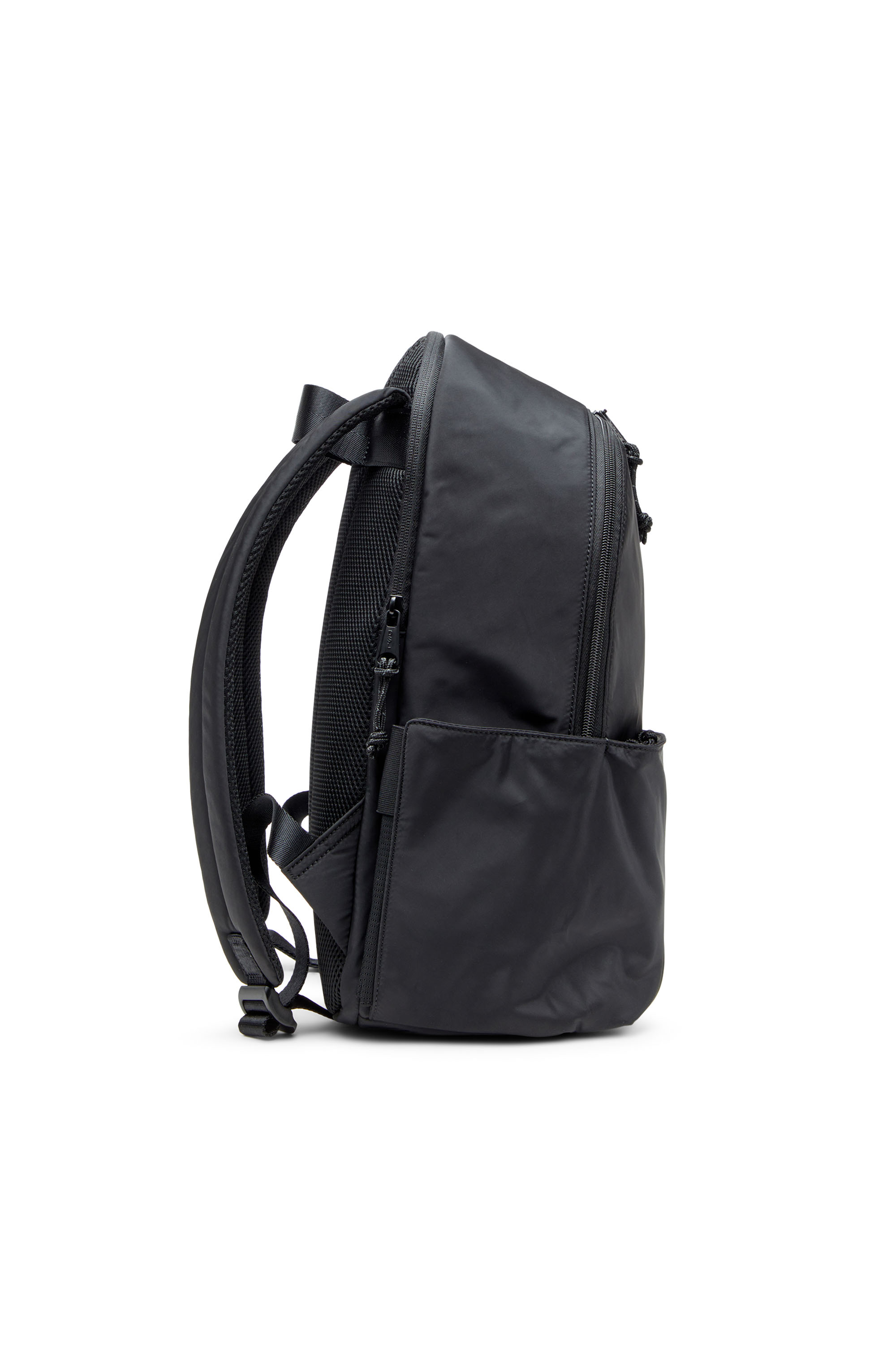 Diesel - D-PACK BACKPACK X, Male's D-Pack-Backpack in satin-touch fabric in ブラック - 4