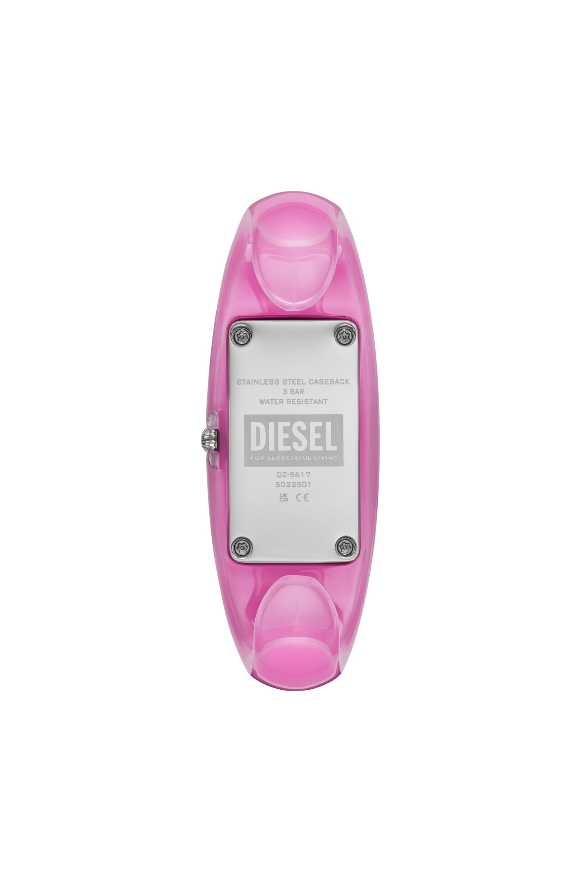 Diesel - DZ5617 WATCH, Female's Wonder-D nylon resin watch in ピンク / ホワイト - 2