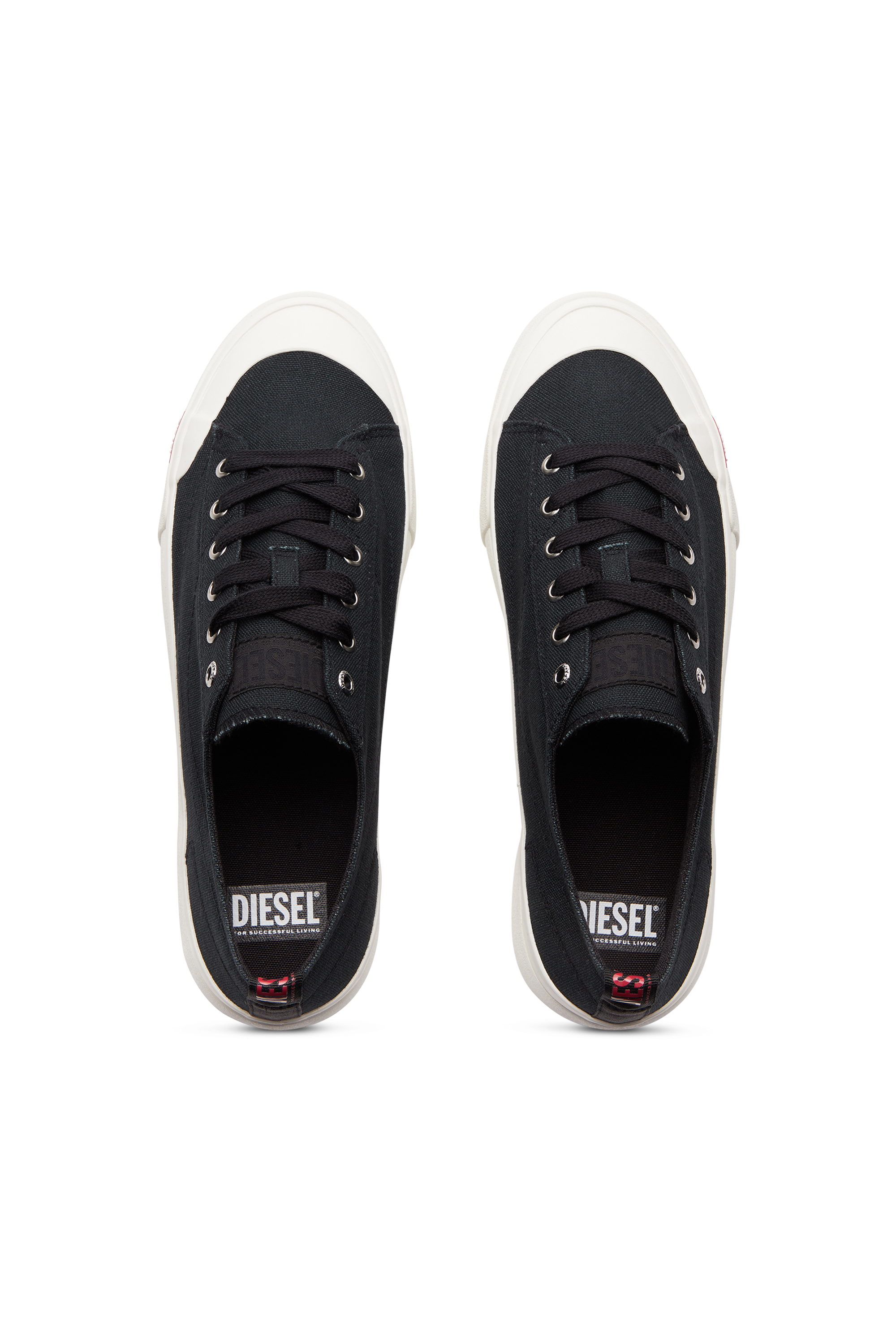 Diesel - S-ATHOS LOW, Male's S-Athos Low-Canvas sneakers in ブラック - 5