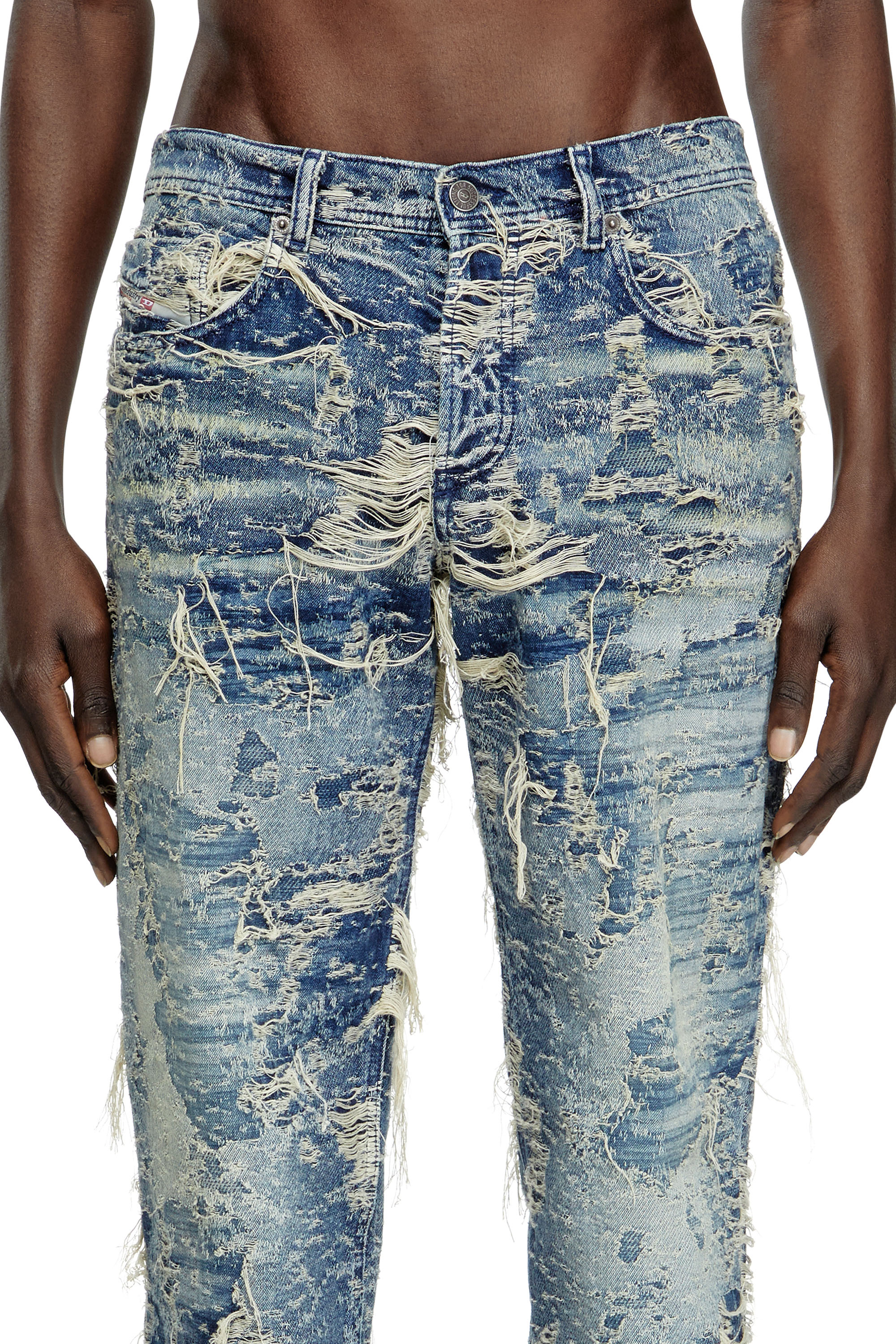 Diesel - Male's Regular Jeans 2023 D-Finitive 09M04, ミディアムブルー - 5