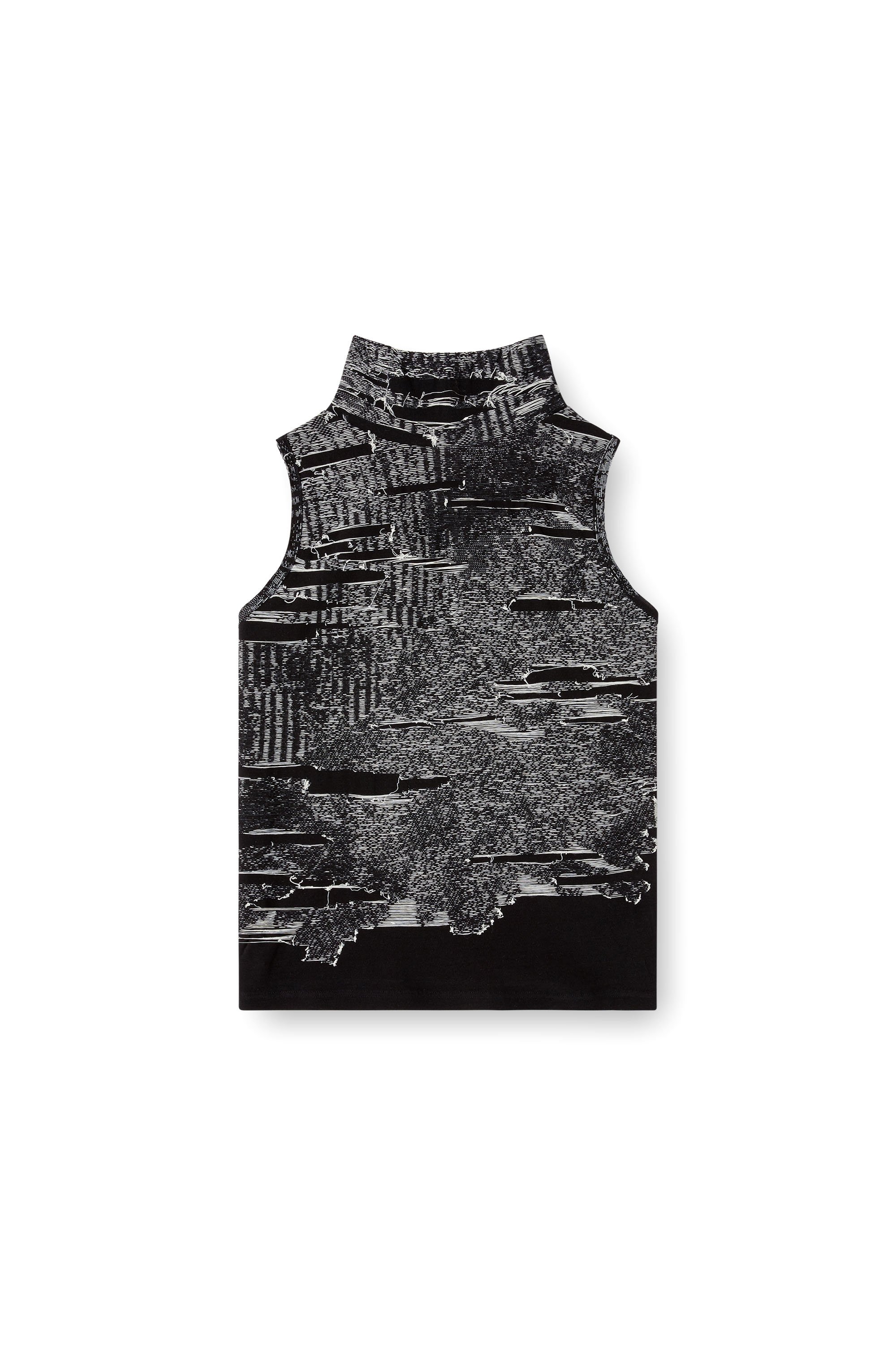 Diesel - M-ALMA, Female's Tank top with engineered distressing in ブラック - 3