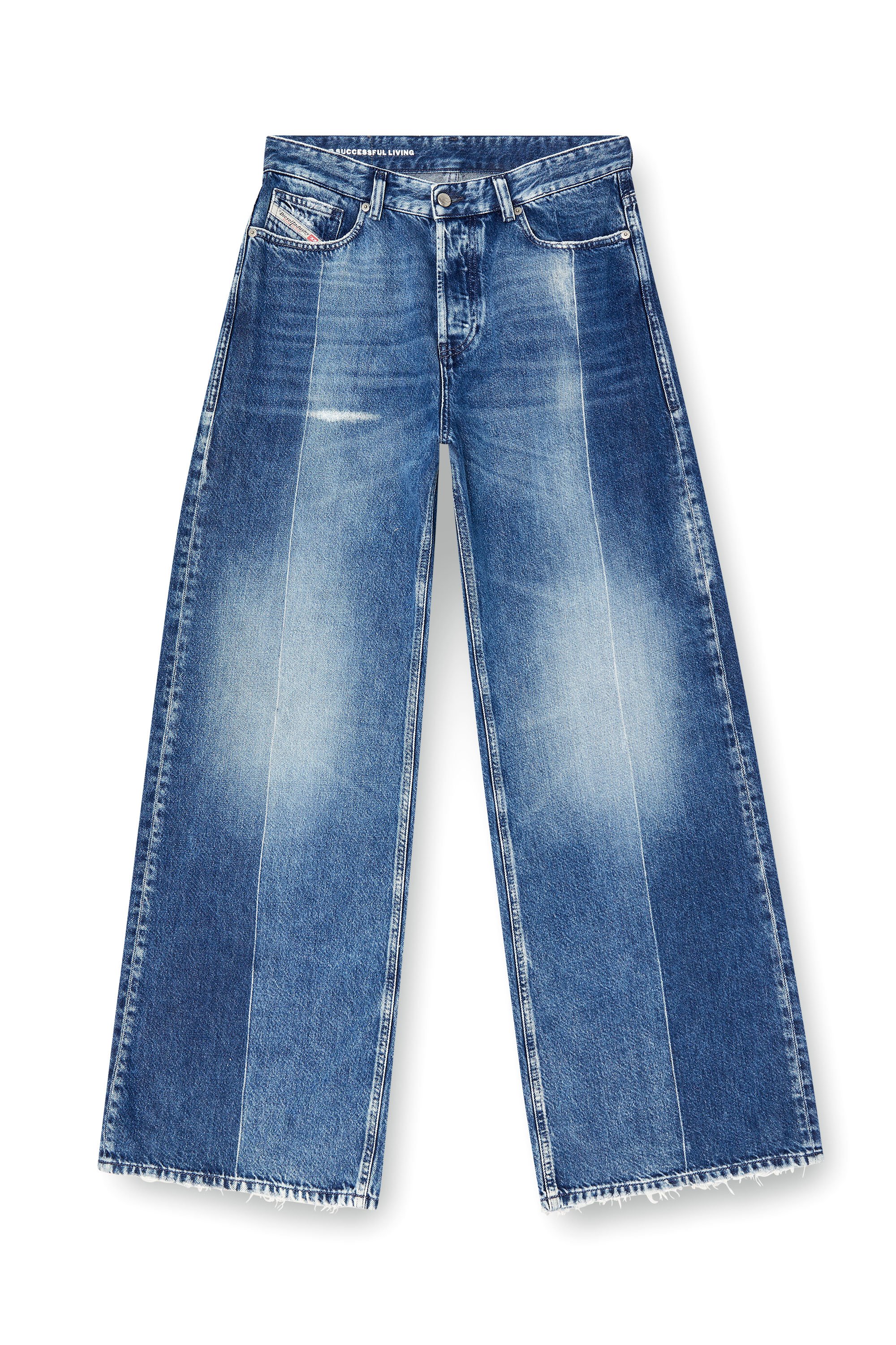 Diesel - Female's Relaxed Jeans 1996 D-Sire 09L48, ミディアムブルー - 3