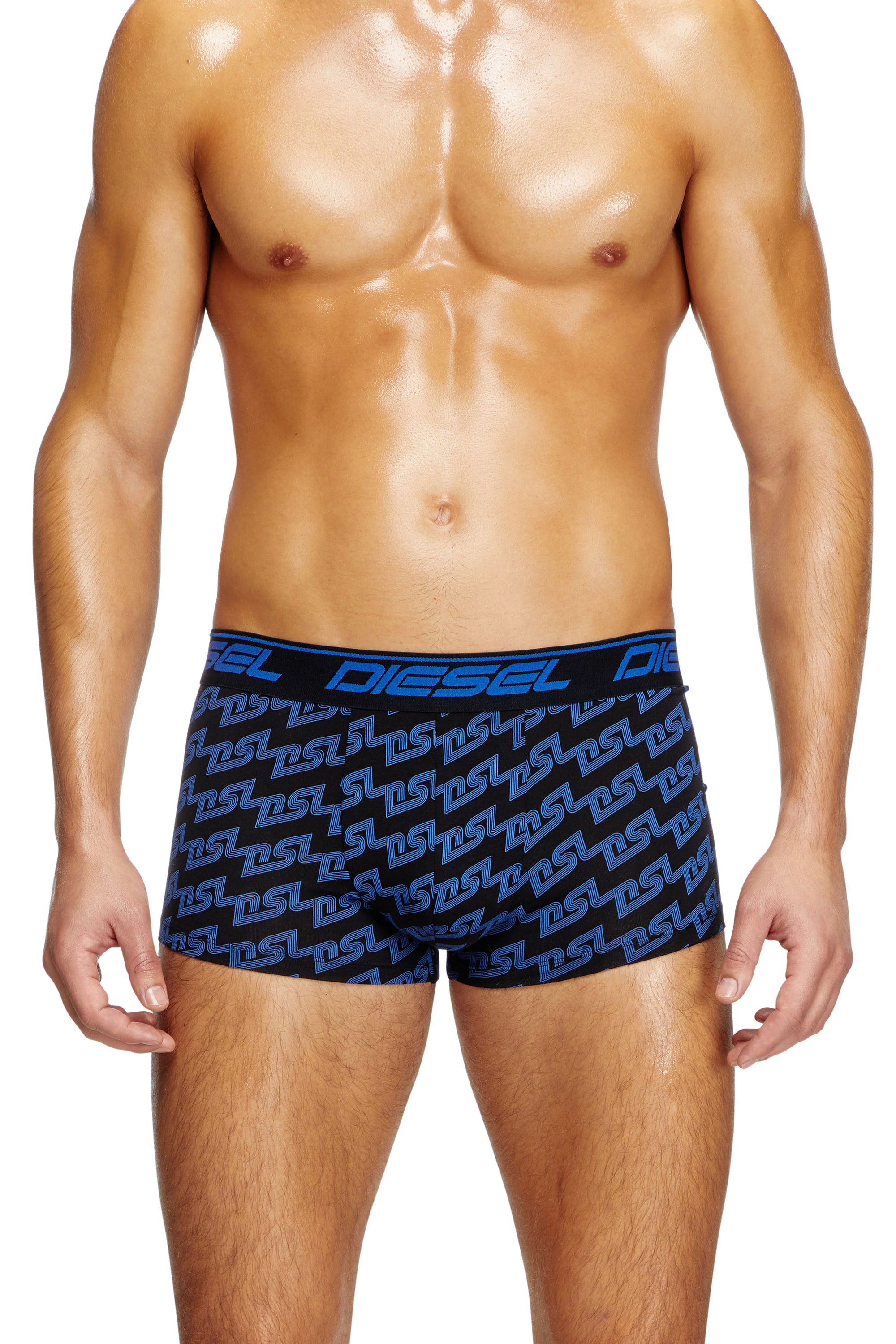 Diesel - UMBX-DAMIEN, Male's Boxer briefs with splatter print in ブルー - 2