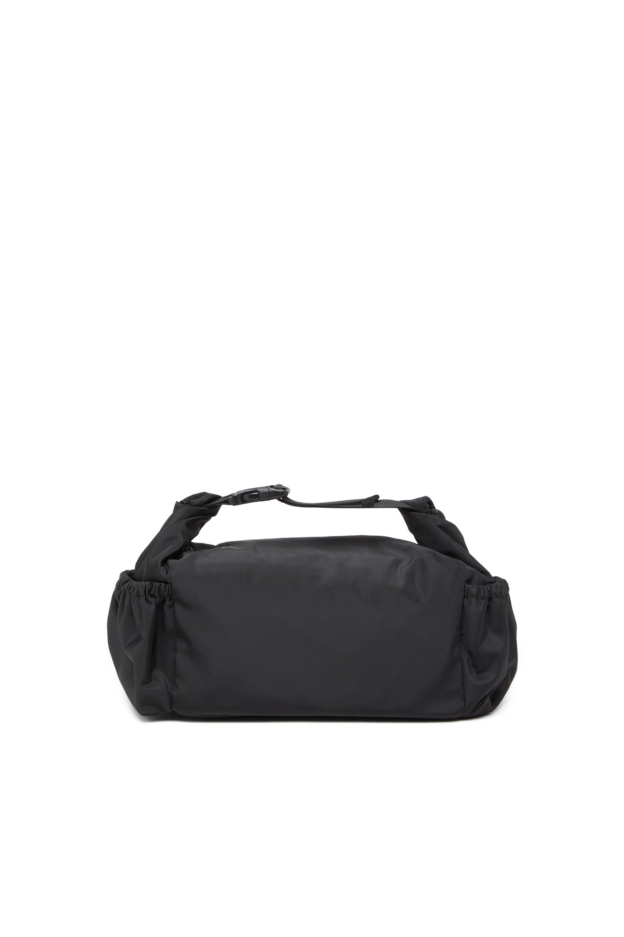 Diesel - DRAPE WASH BAG X, Male's Nylon wash bag with Oval D print in ブラック - 2