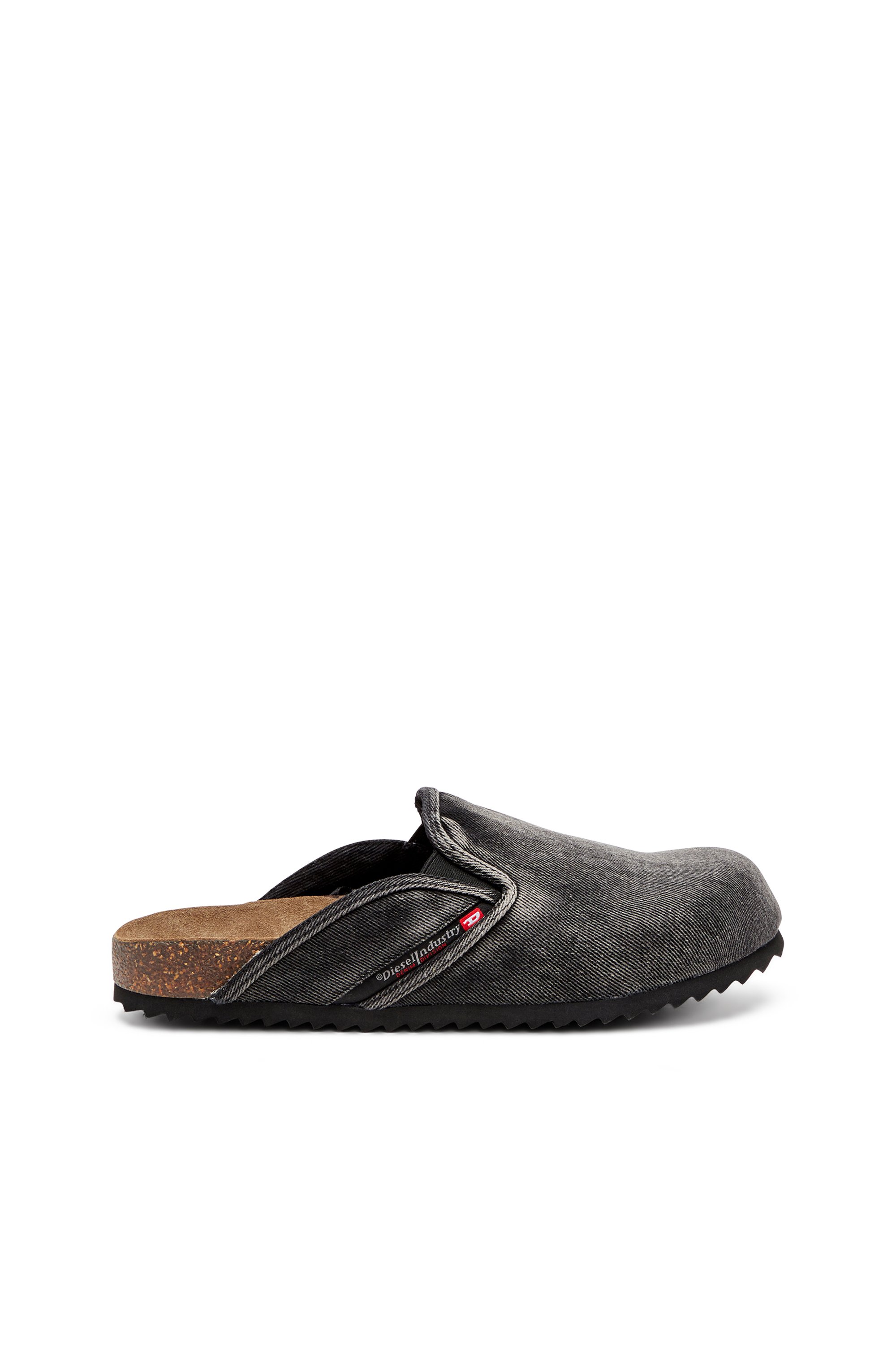 Diesel - D-WOODSTOCK SLIP-ON, Male's Denim mules in ブラック - 1