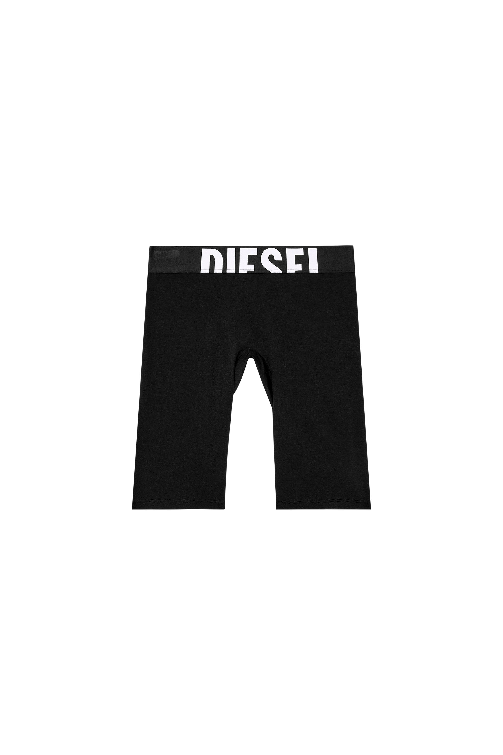 Diesel - IVA-D-POP, Female's Short pants with cut-off logo in ブラック - 4