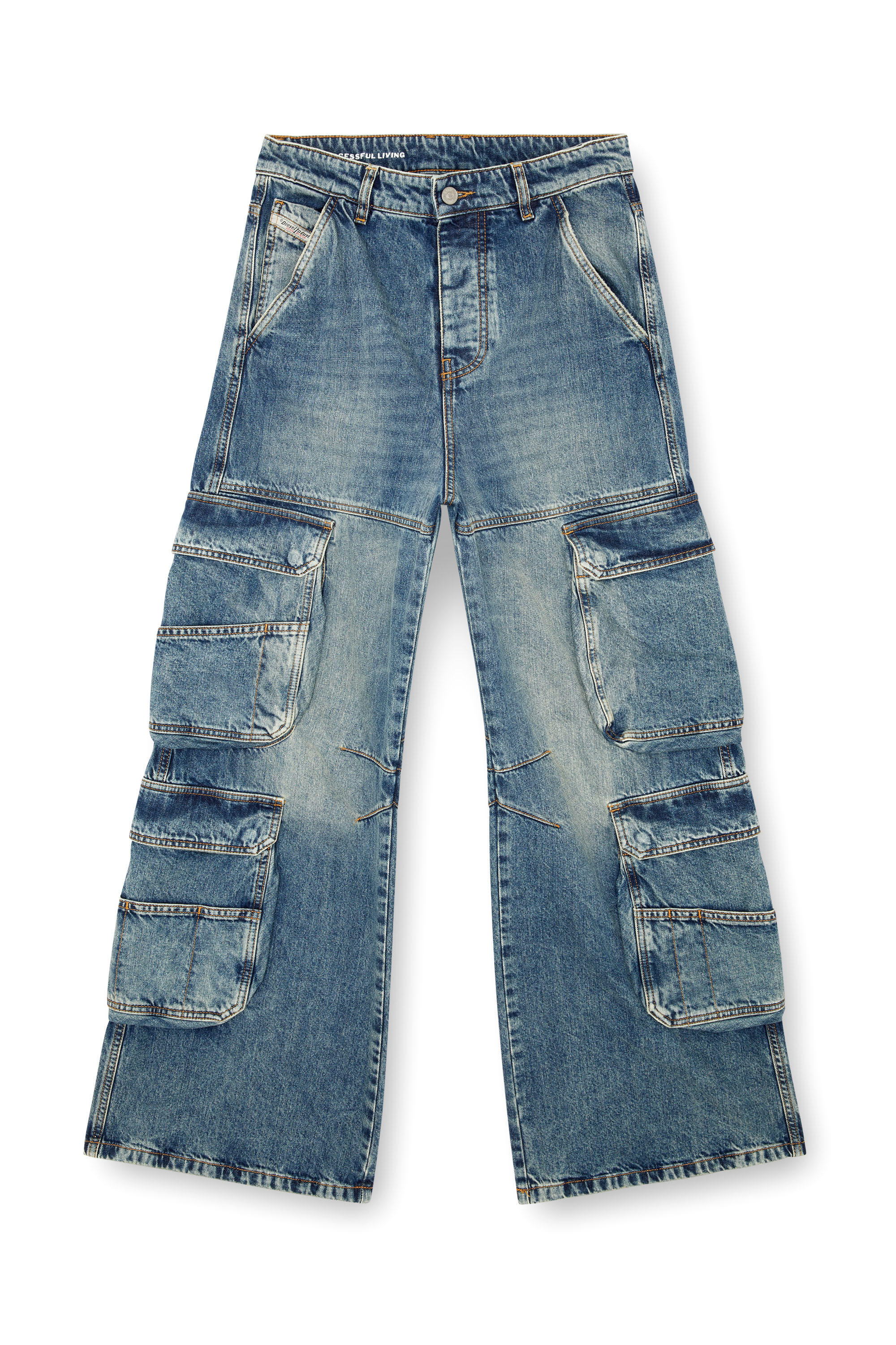 Diesel - Female Straight Jeans 1996 D-Sire 0NLAX, ミディアムブルー - Image 3