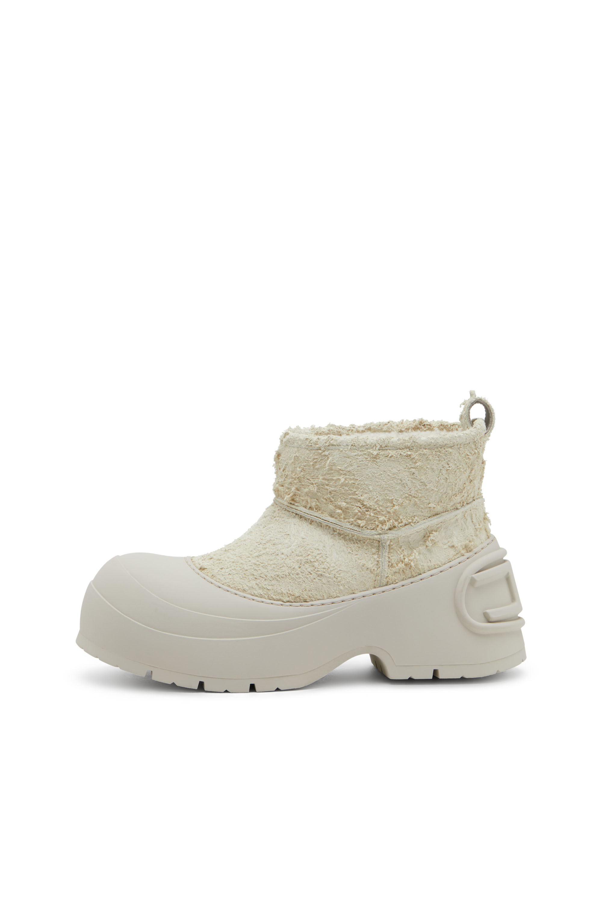 Diesel - D-DONALD MONTONE, Male's Chunky ankle boot with lug sole in ホワイト/グレー - 7