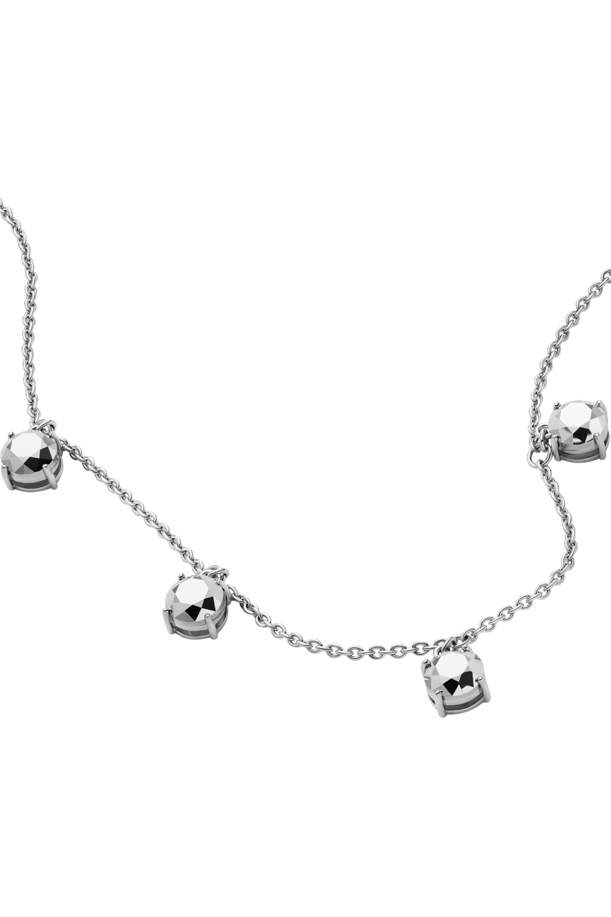 Diesel - DL1360040 STERLING SILVER JEWEL, Unisex's Sterling Silver Chain Necklace in シルバー - 1