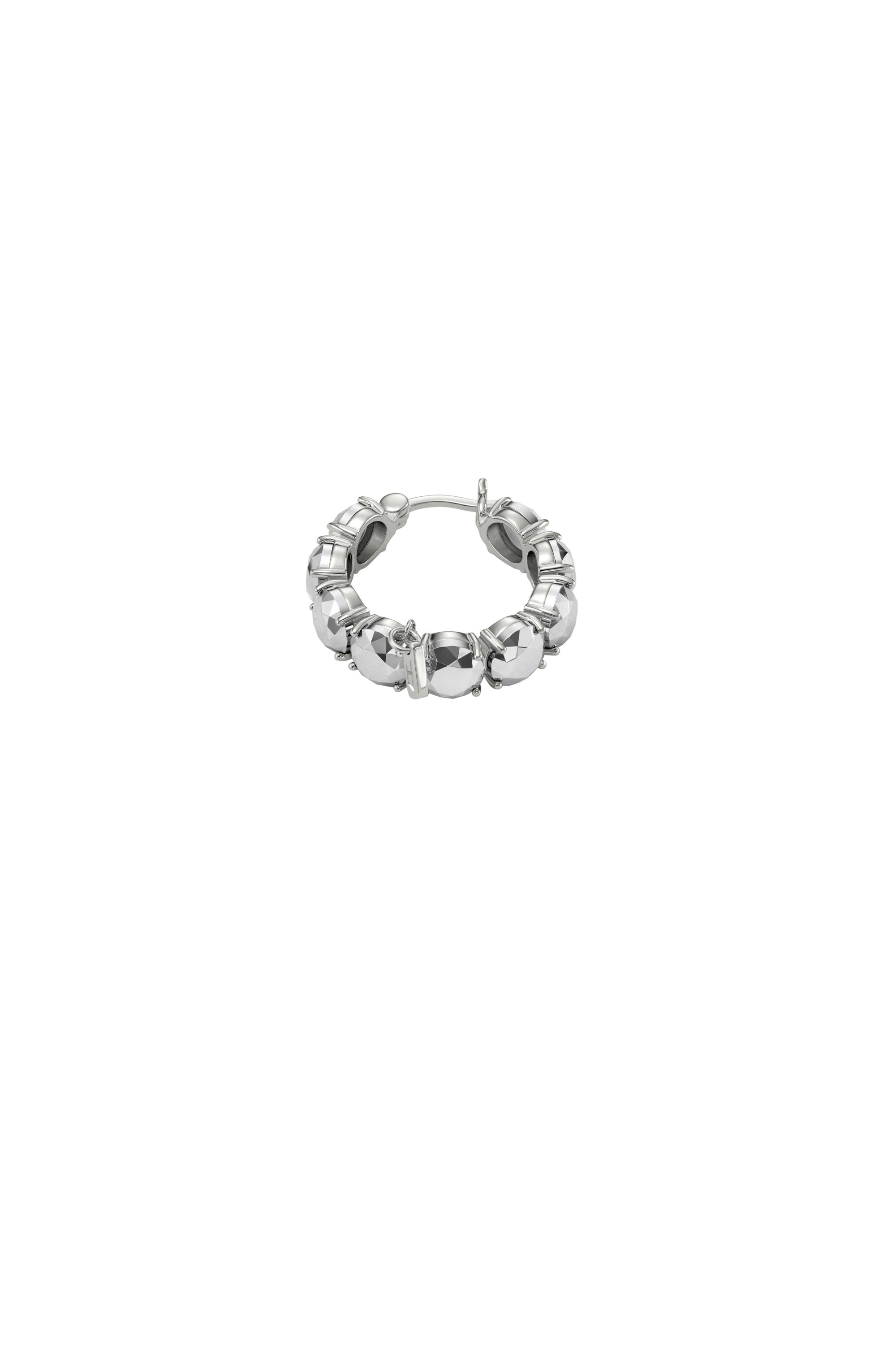 Diesel - DL1357040 STERLING SILVER JEWEL, Unisex's Sterling Silver Hoop Earring in シルバー - 1