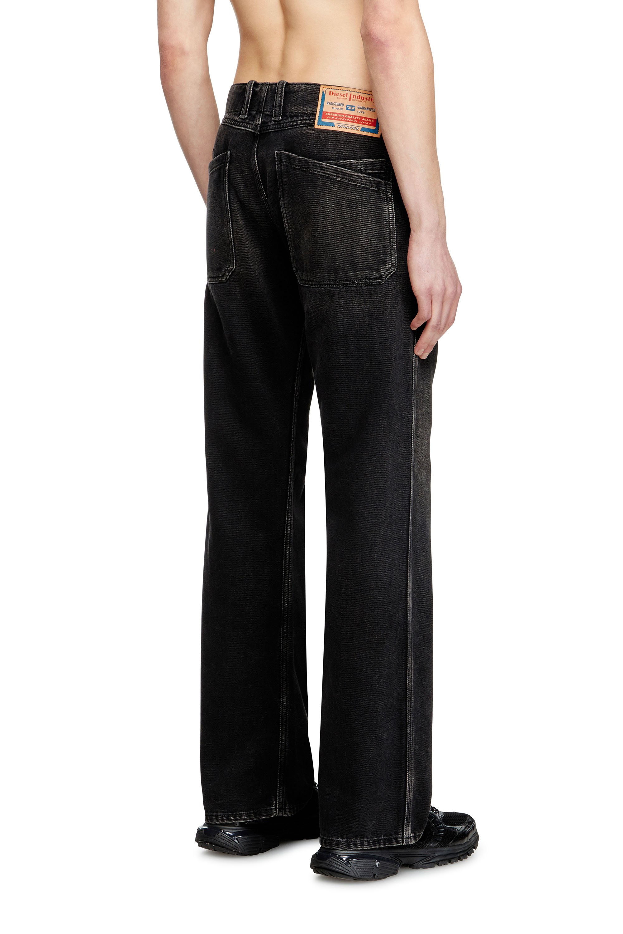 Diesel - Male's Bootcut Jeans D-Moorix 09J96, ブラック/ダークグレー - 4