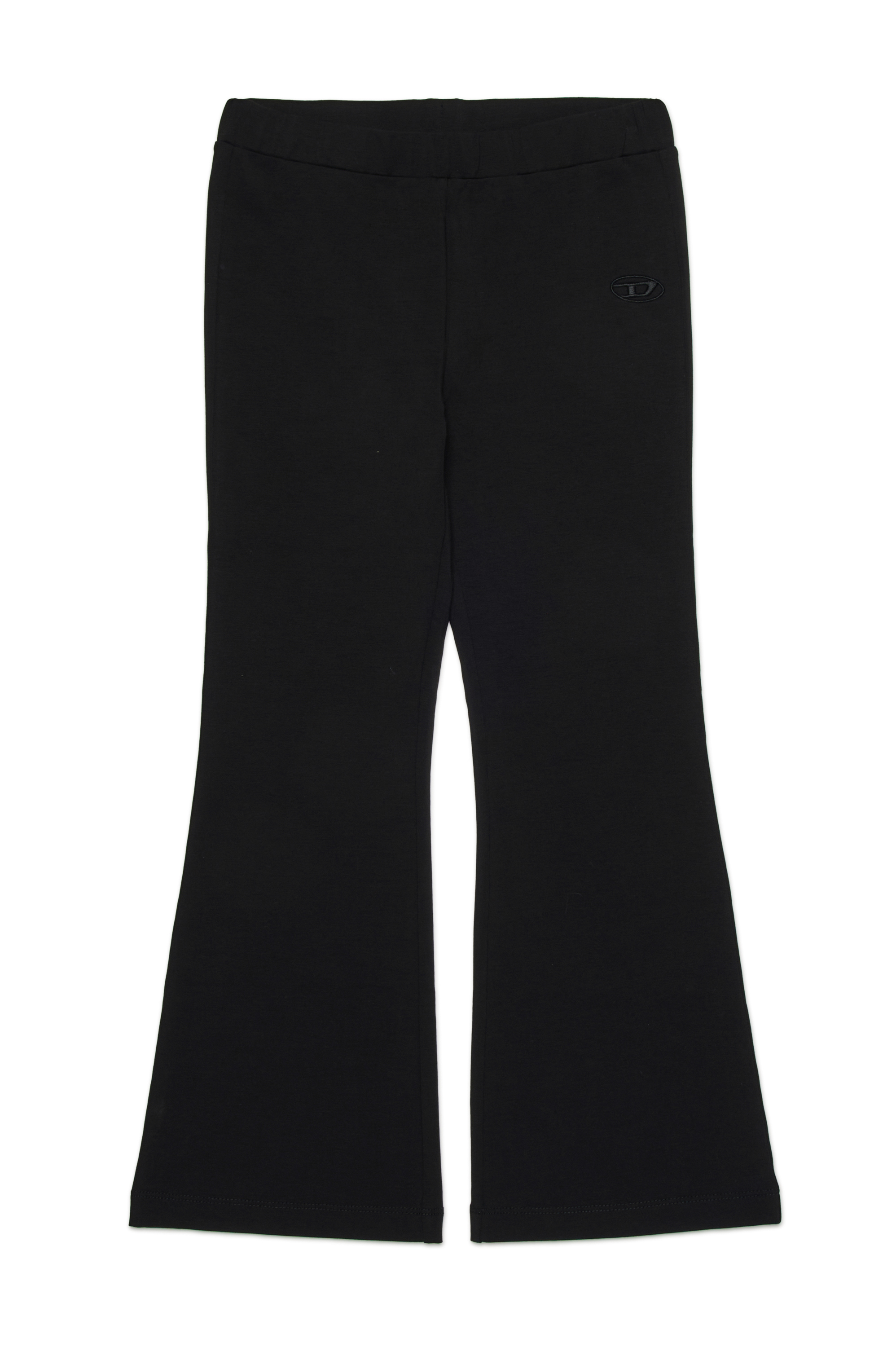 Diesel - PKIA, Female Flared leggings  with Oval D embroidery in ブラック - Image 1