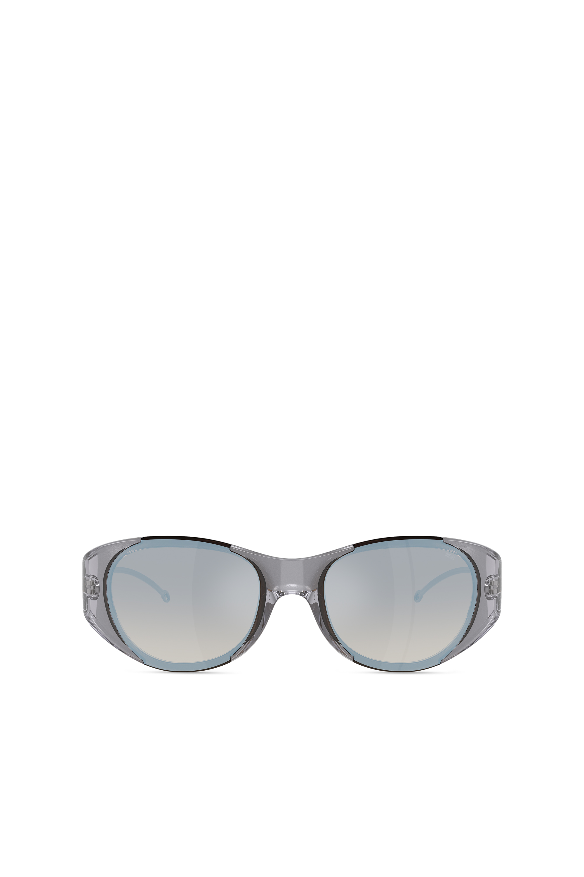 Diesel - 0DL3003, Unisex's Iconic oval sunglasses in ライトグレー - 1