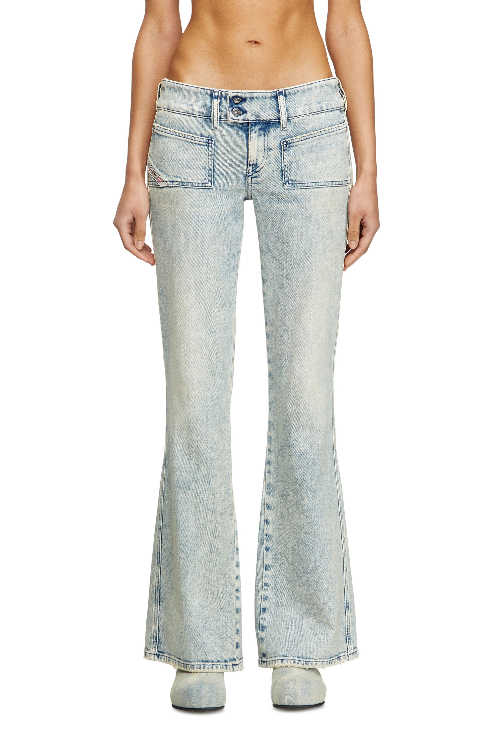 Diesel - Female's Bootcut Jeans D-Hush 09L27, ライトブルー - 1