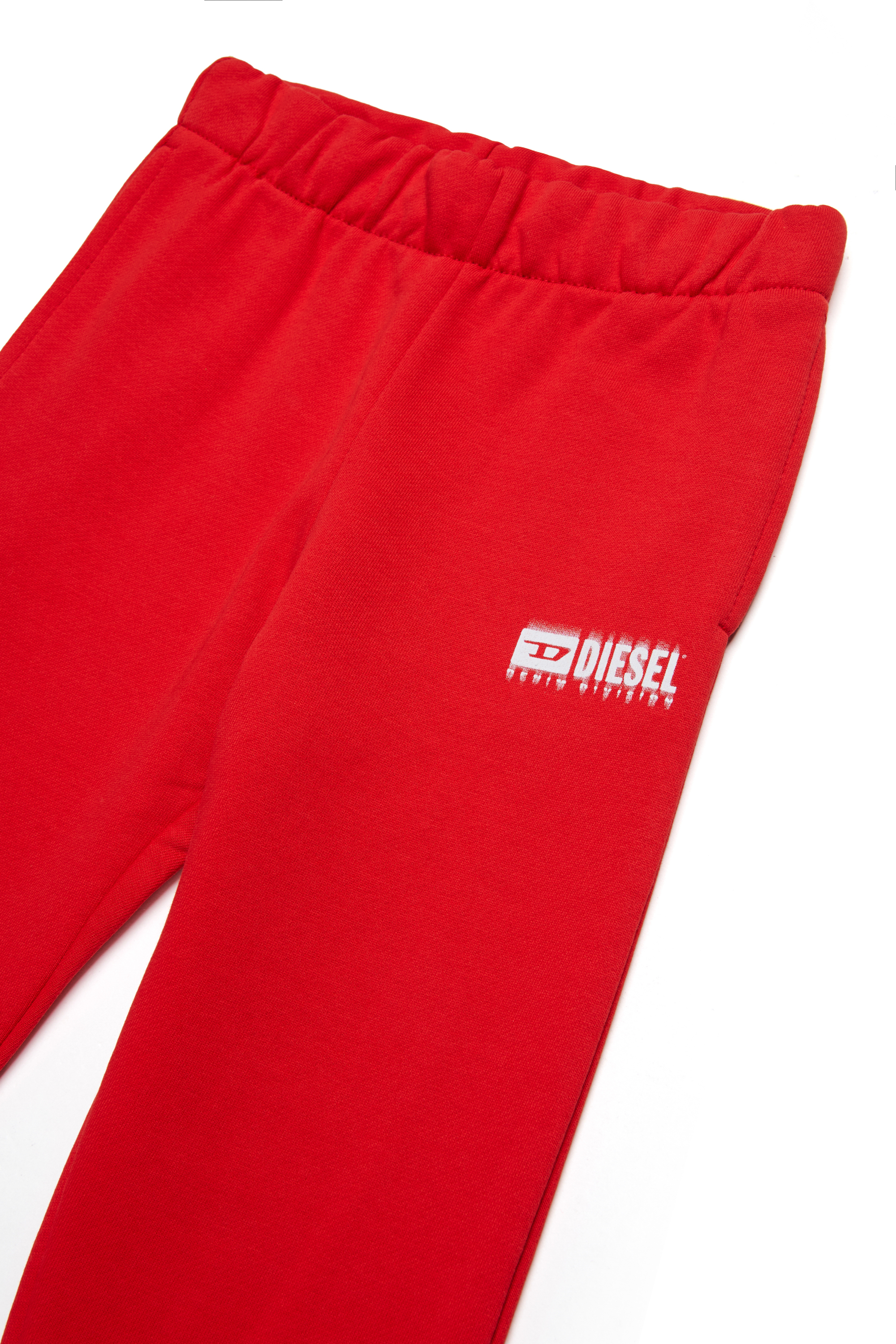 Diesel - PBASEB, Unisex's Sweatpants with smudged logo in レッド - 3