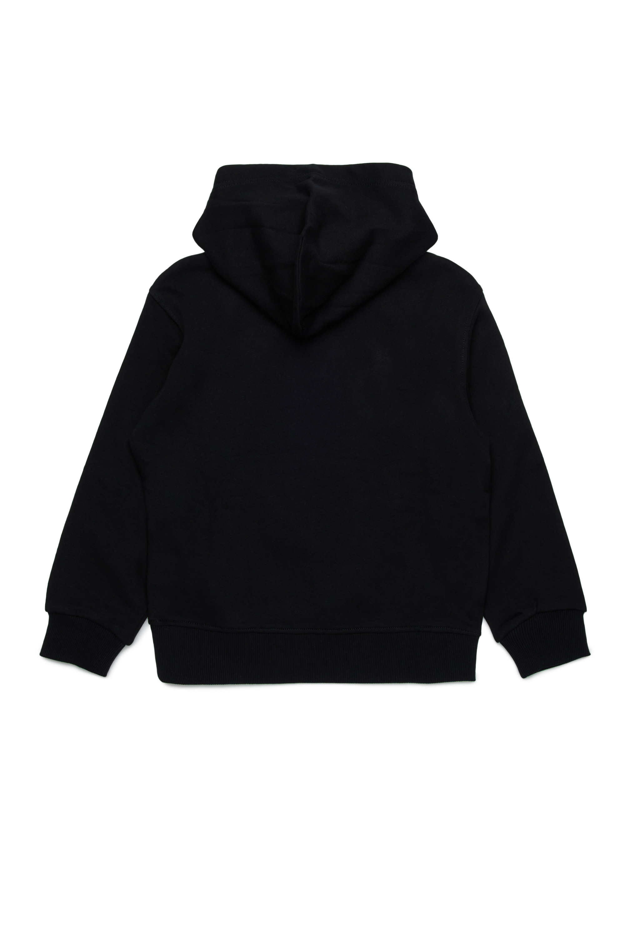 Diesel - SGINNWELTHOOD OVER, Male's Hoodie with Earth print in ブラック - 2