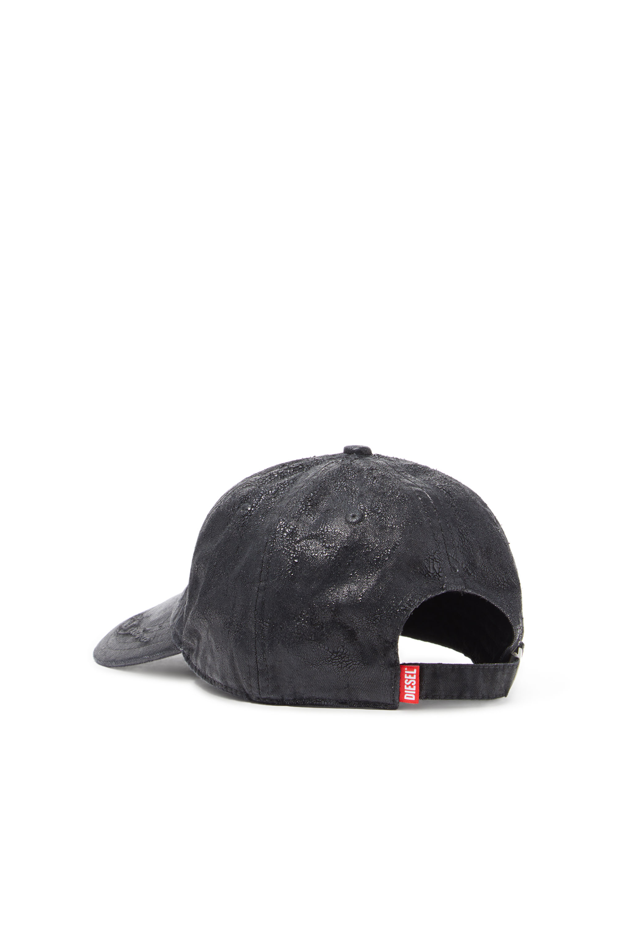 Diesel - C-CAP-CTD-DD, Unisex's Baseball cap in coated denim in ブラック - 2