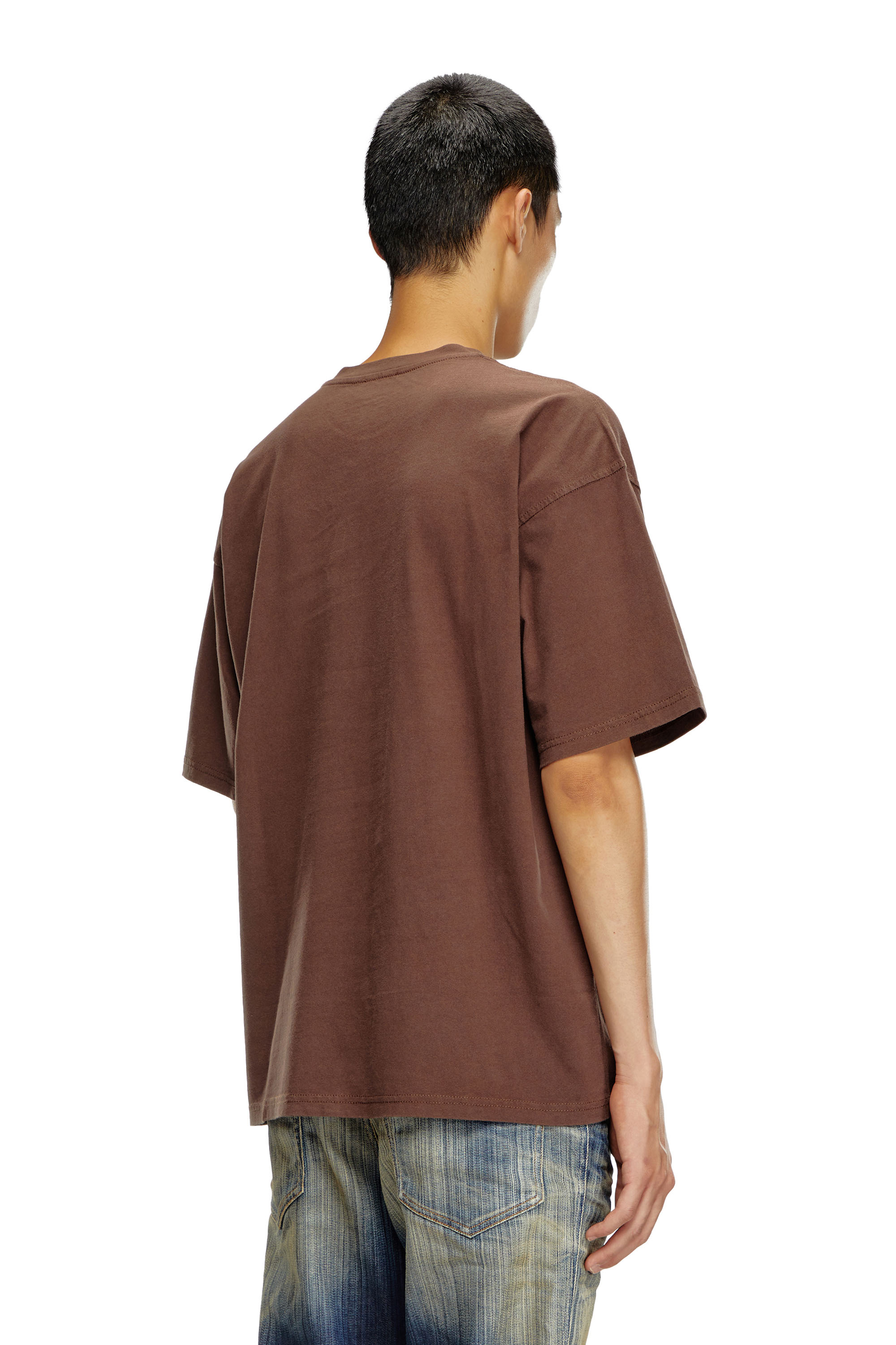 Diesel - T-BOXT-N14, Male's Tシャツ in Brown - 4