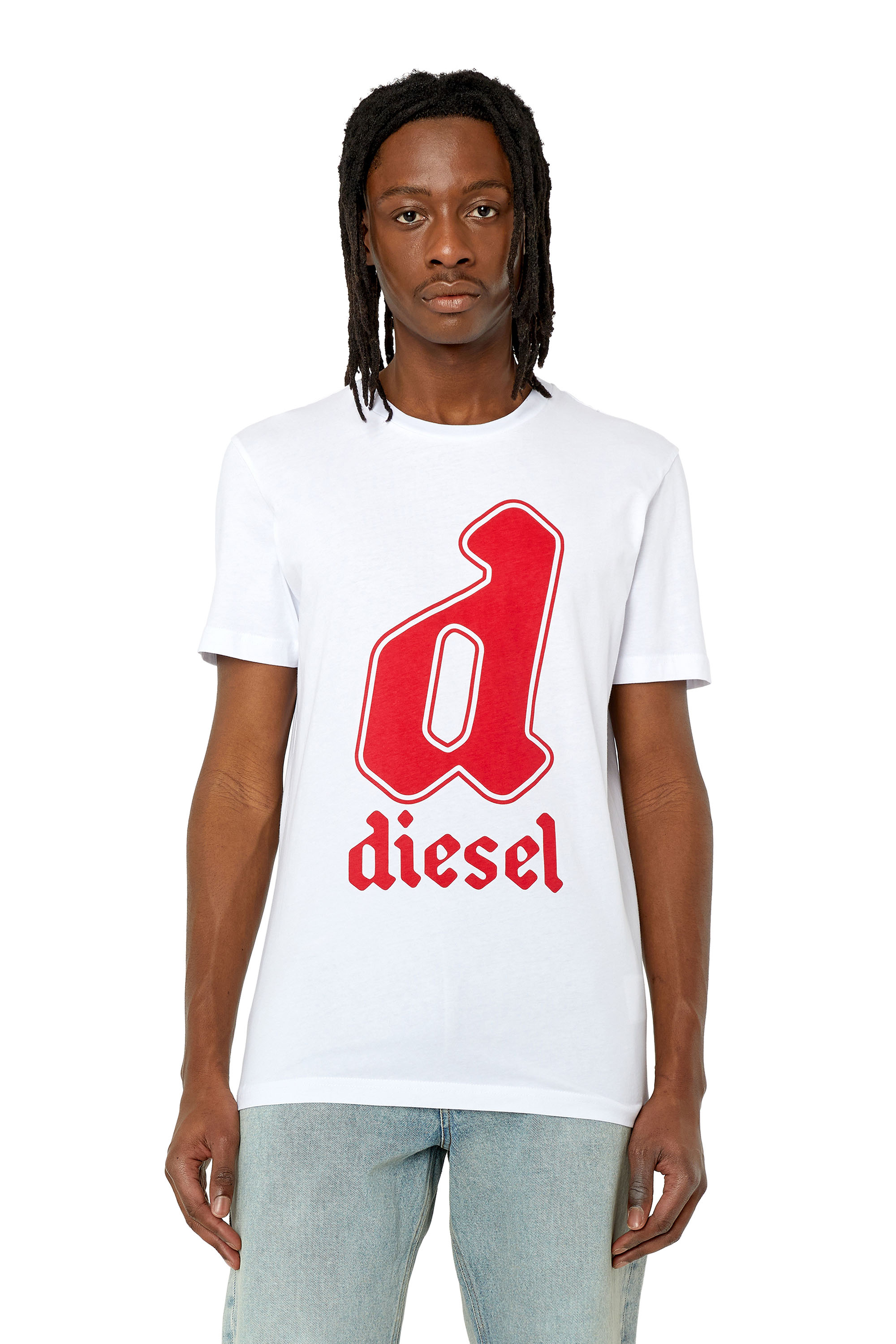 T-DIEGOR-K54（MEN）: DロゴプリントTシャツ｜ディーゼル（DIESEL
