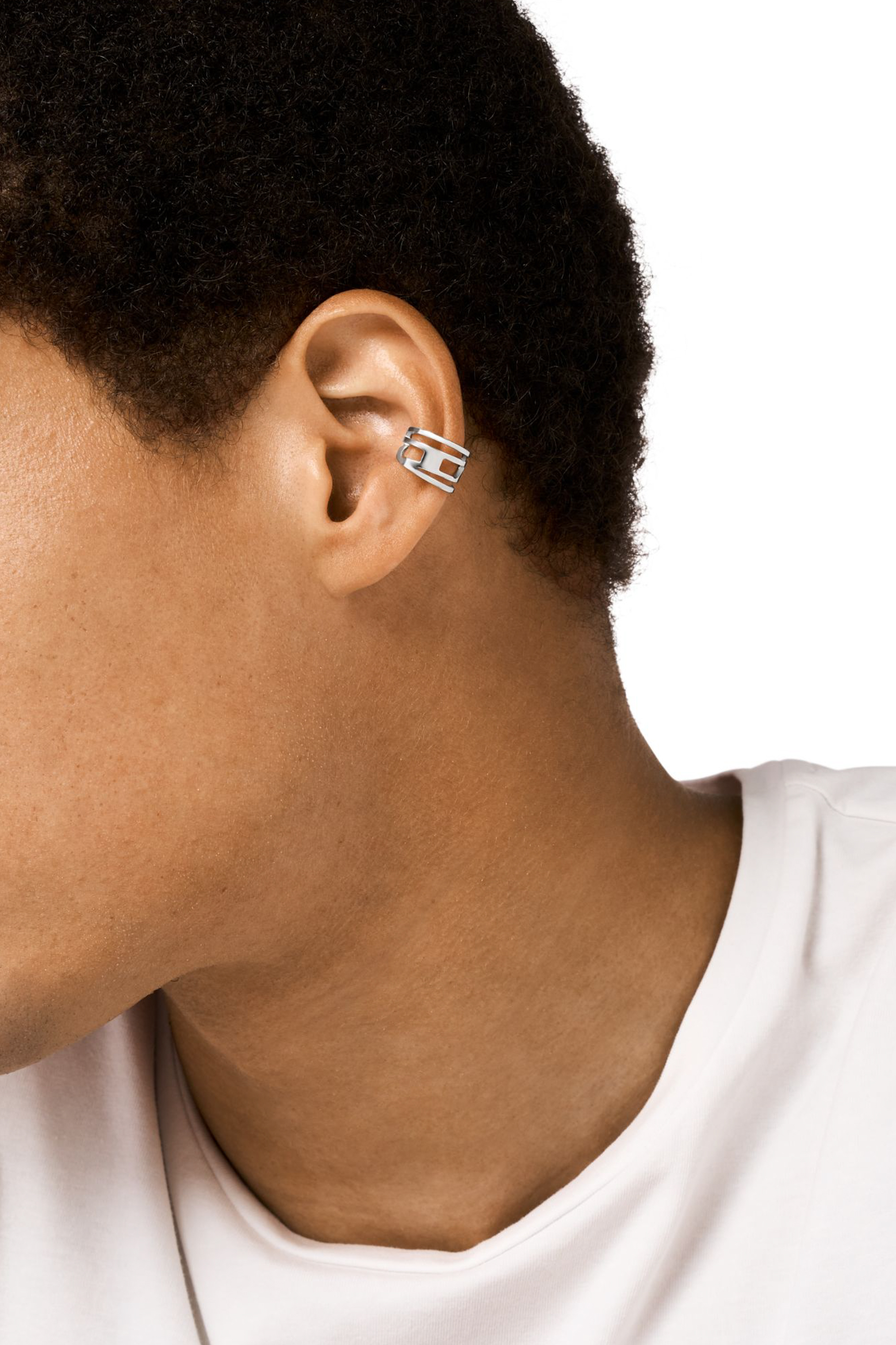 Diesel - DX1532040, Unisex's Stainless Steel Ear Cuff in シルバー - 3