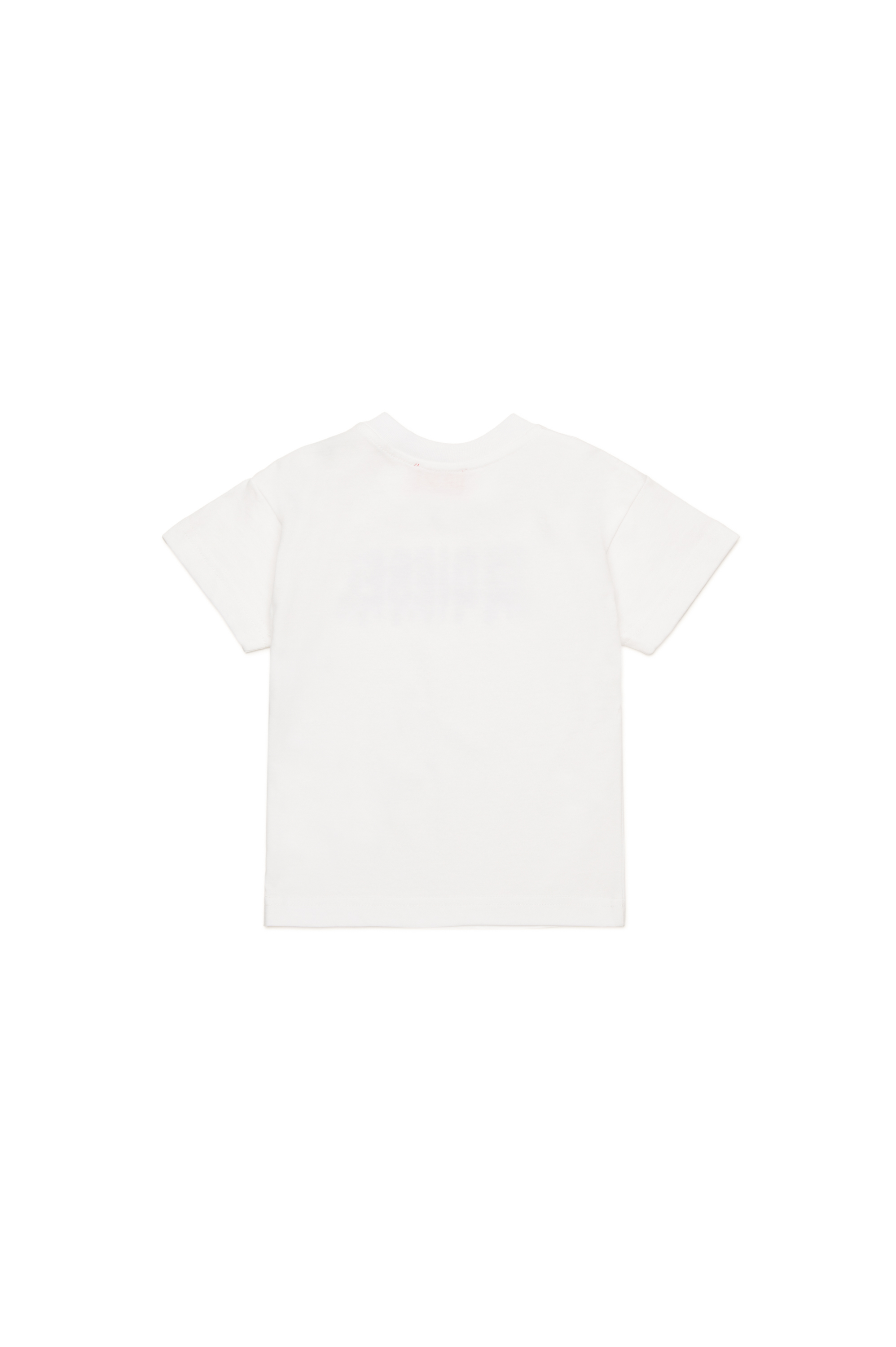 Diesel - TDIEGORL6MAB, Unisex's T-shirt with smudged logo in ホワイト - 2