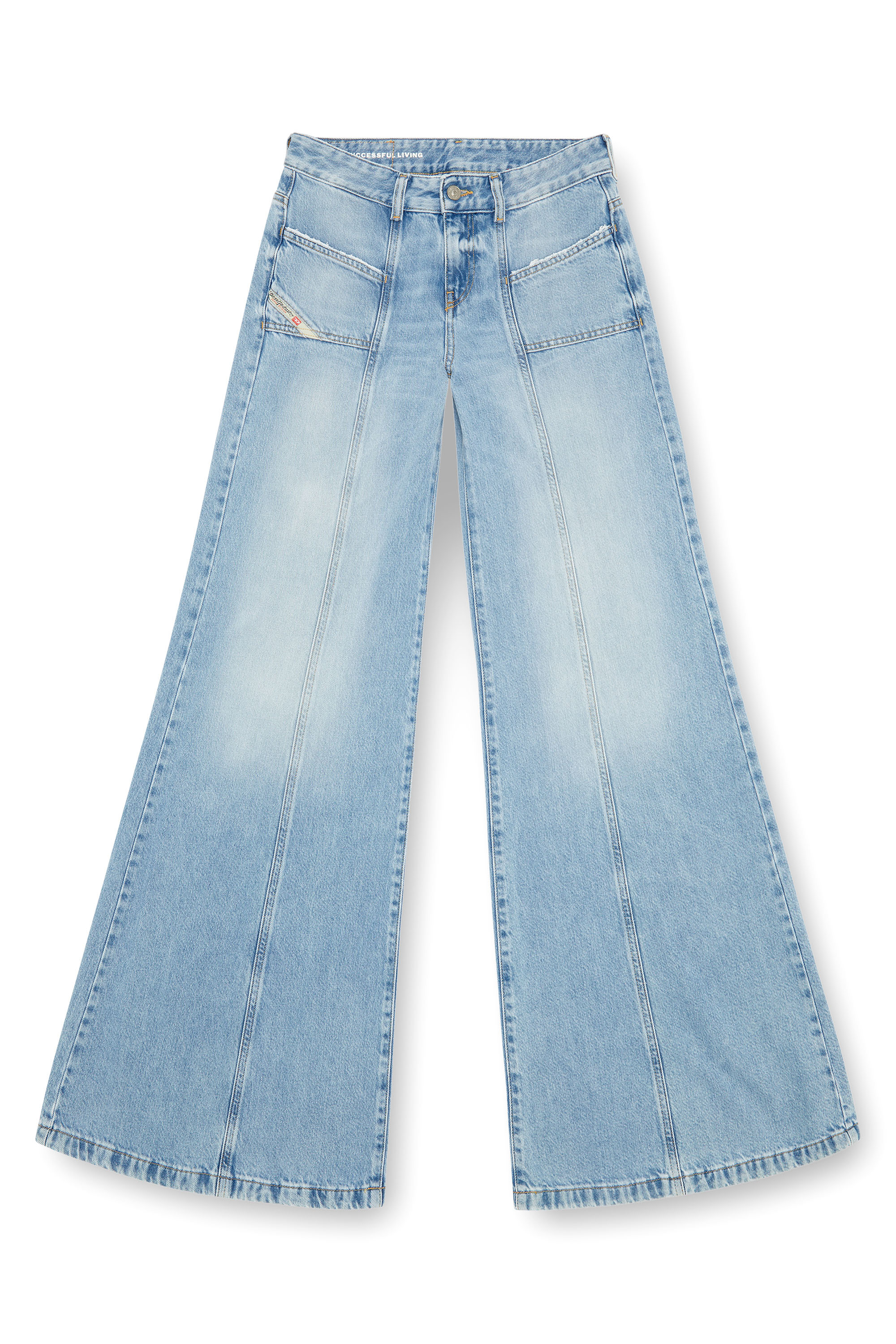 Diesel - Female Bootcut and Flare Jeans D-Akii 09J88, ライトブルー - Image 3