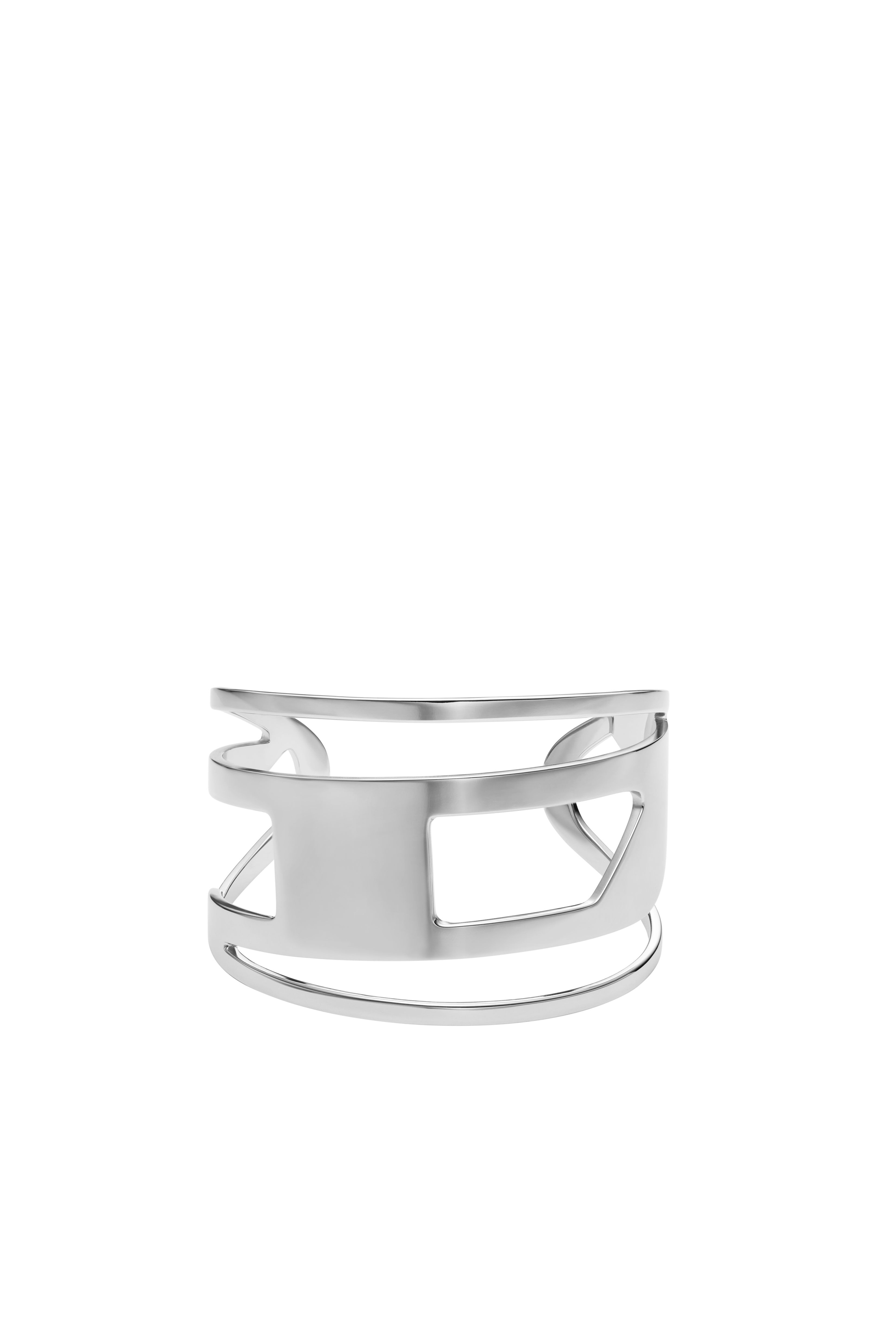 Diesel - DX1480, Unisex Stainless steel cuff bracelet in シルバー - Image 1