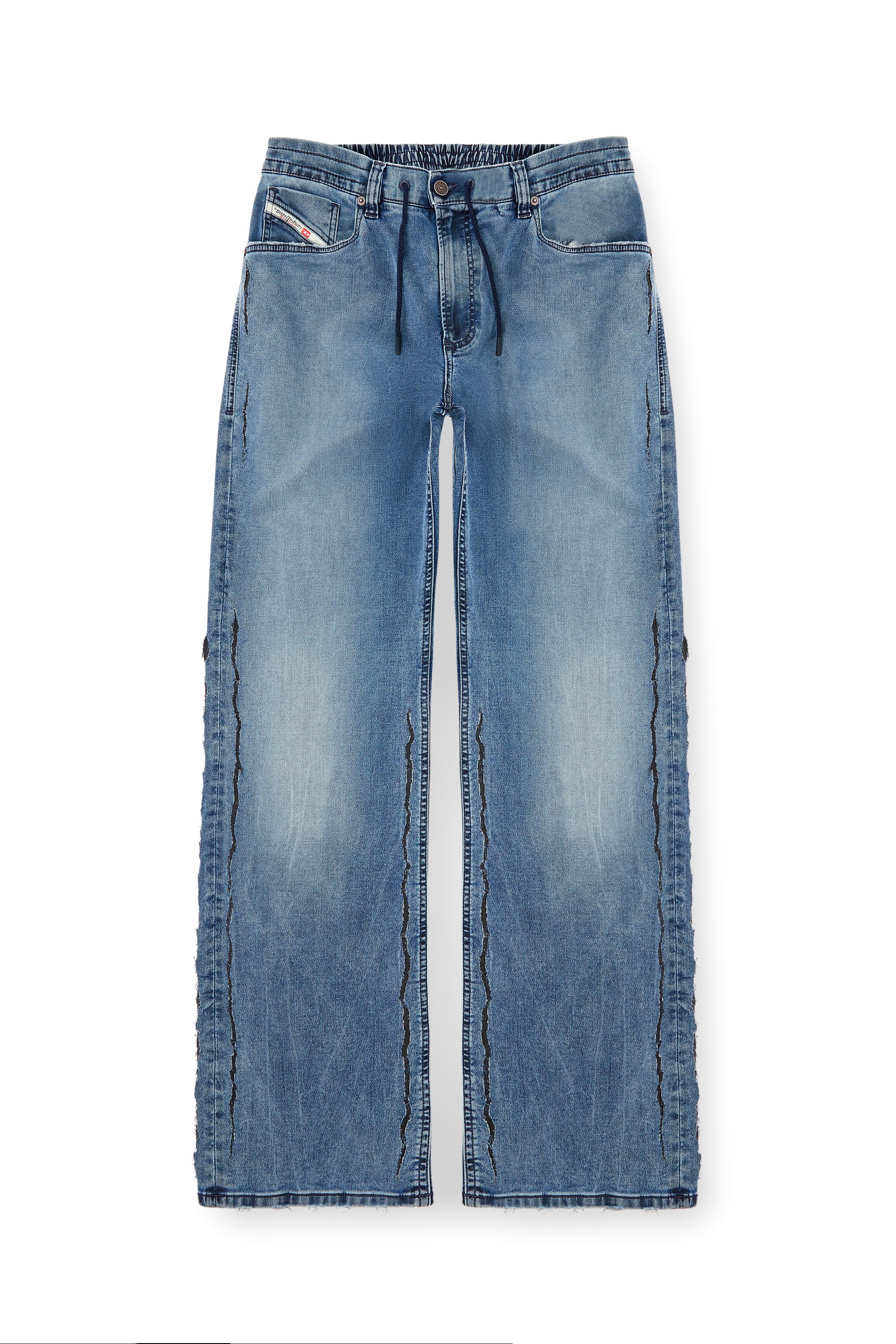 Diesel - Male's Relaxed 2080 D-Reel Joggjeans® 09K64, ミディアムブルー - 3