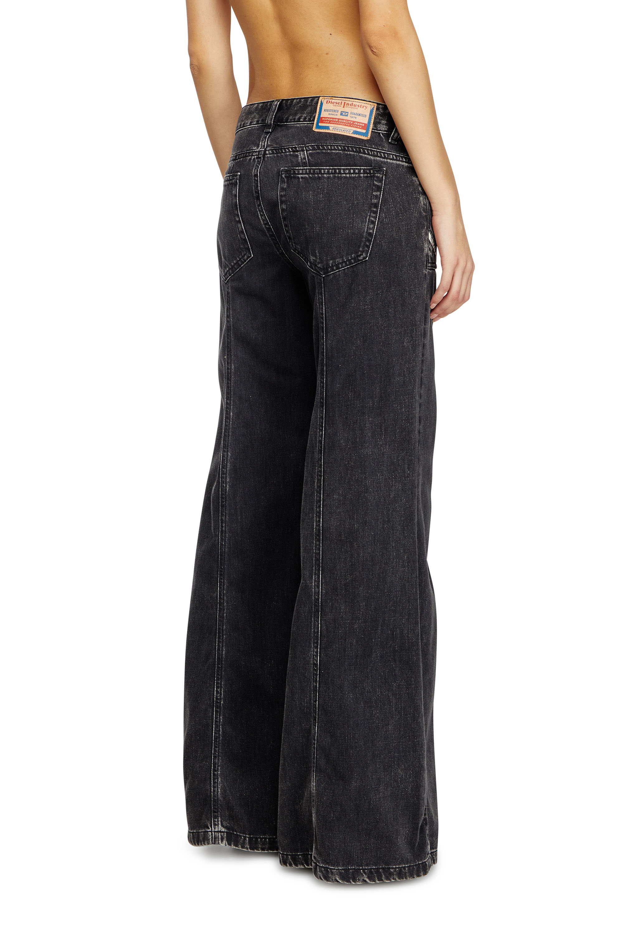 Diesel - Female's Flare Jeans D-Akii 068HN, ブラック/ダークグレー - 4