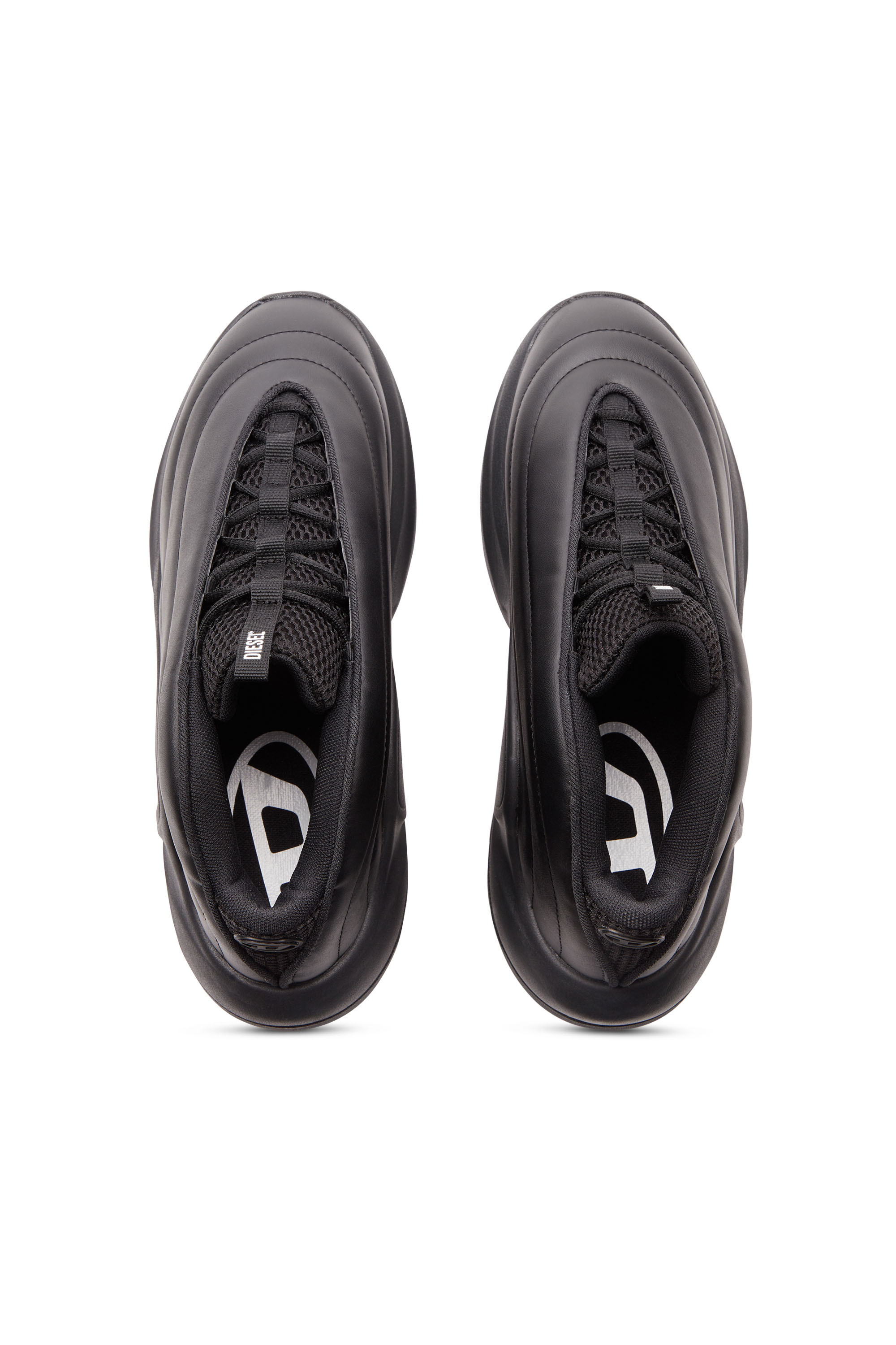 Diesel - S-D-RUNNER X, Unisex S-D-Runner X-Slip-on sneakers with matte Oval D instep in ブラック - Image 5