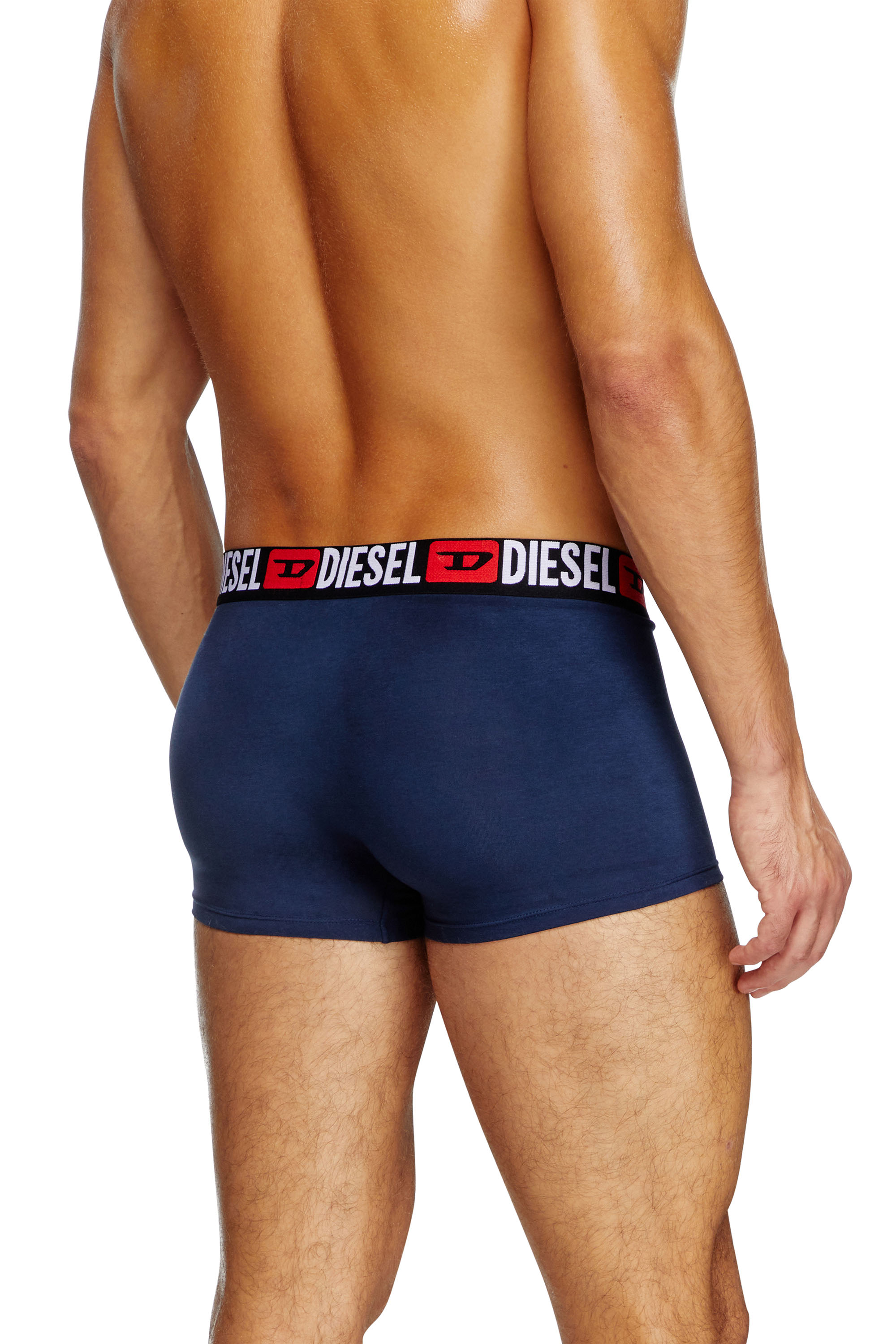 Diesel - DAMIEN, Male's Stretch cotton boxer briefs in ブルー - 3