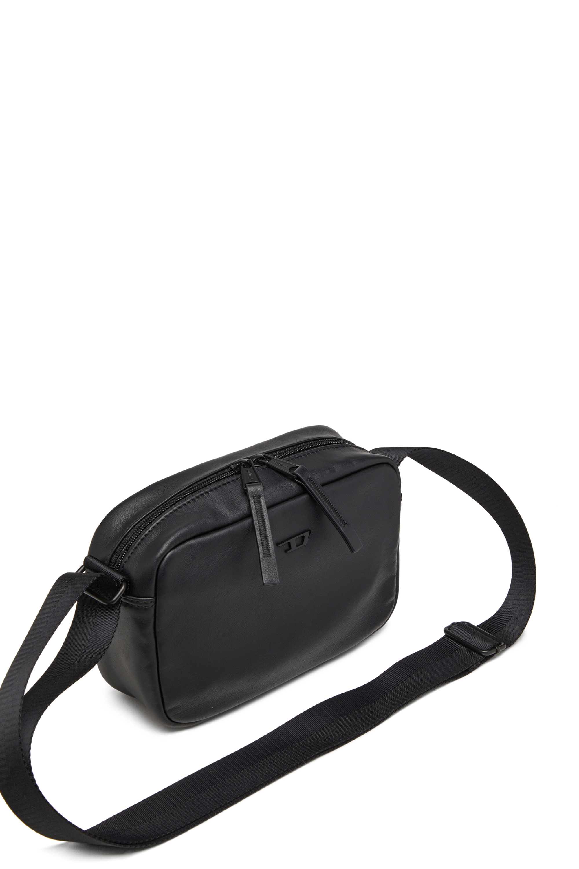 Diesel - RAVE CAMERA BAG X, Male's Camera bag in nappa leather in ブラック - 5