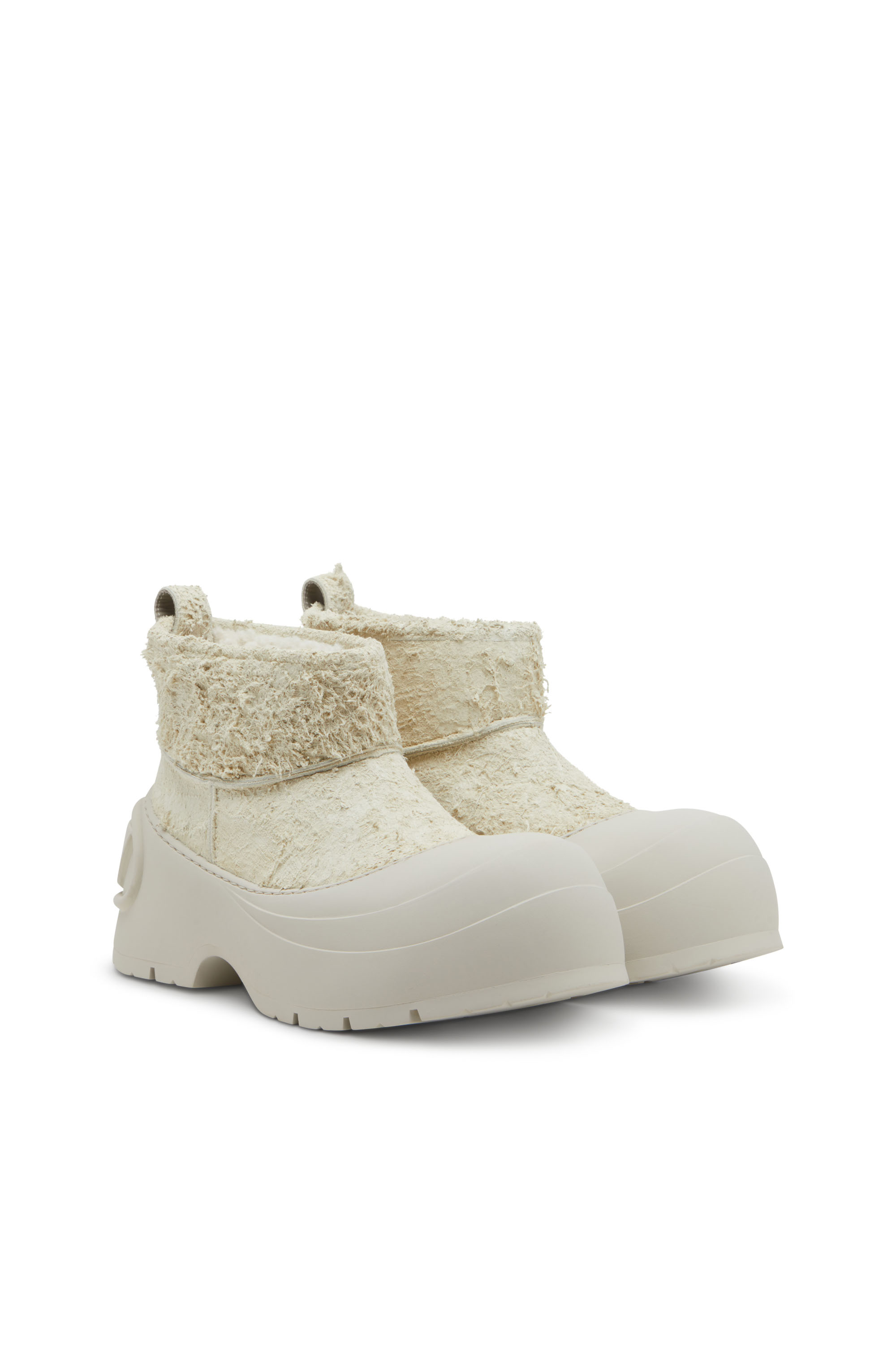 Diesel - D-DONALD MONTONE, Male's Chunky ankle boot with lug sole in ホワイト/グレー - 2