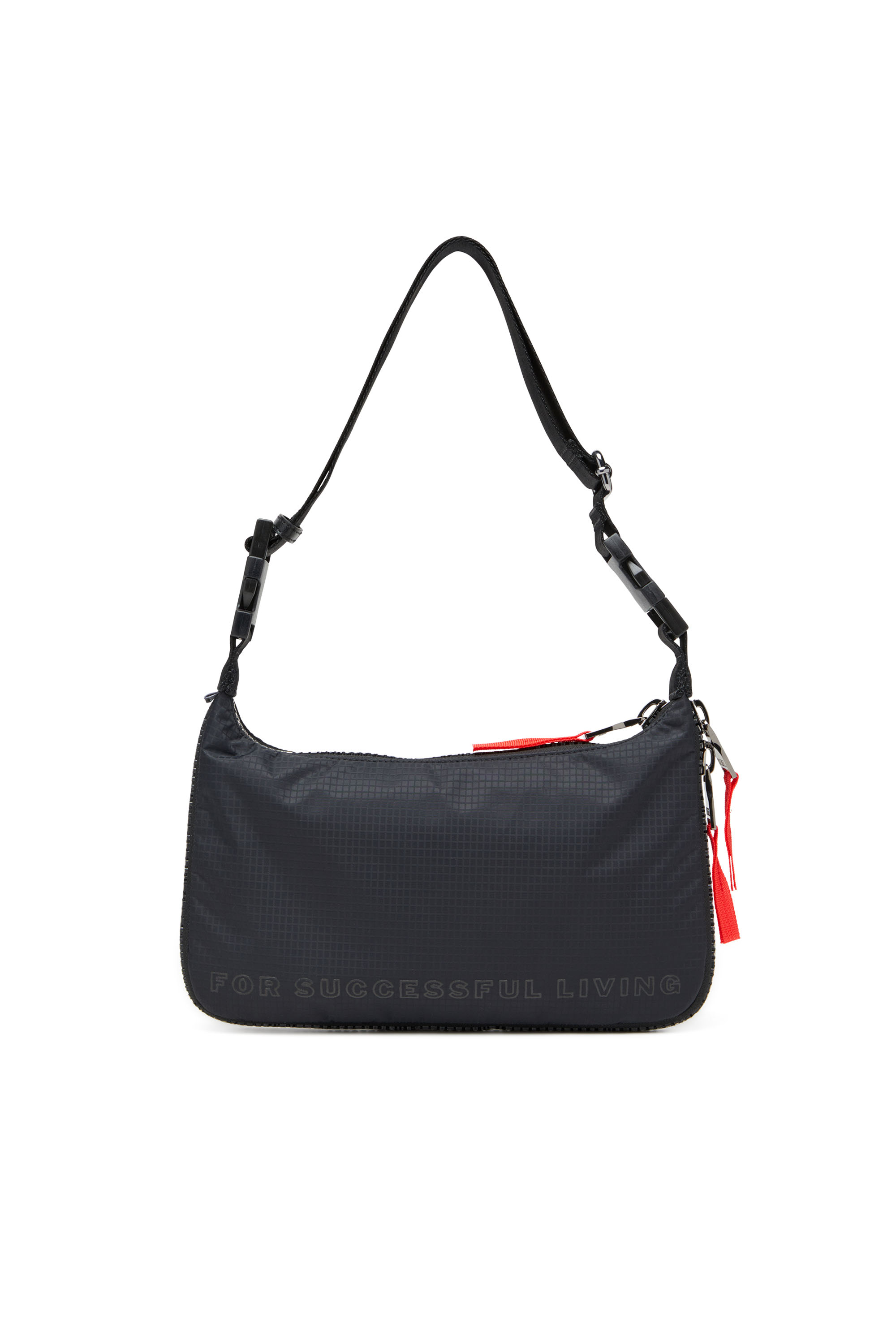 Diesel - ZIP-D SHOULDER BAG X, Unisex's Zip-D X-Expandable utilitarian shoulder bag in ブラック - 2