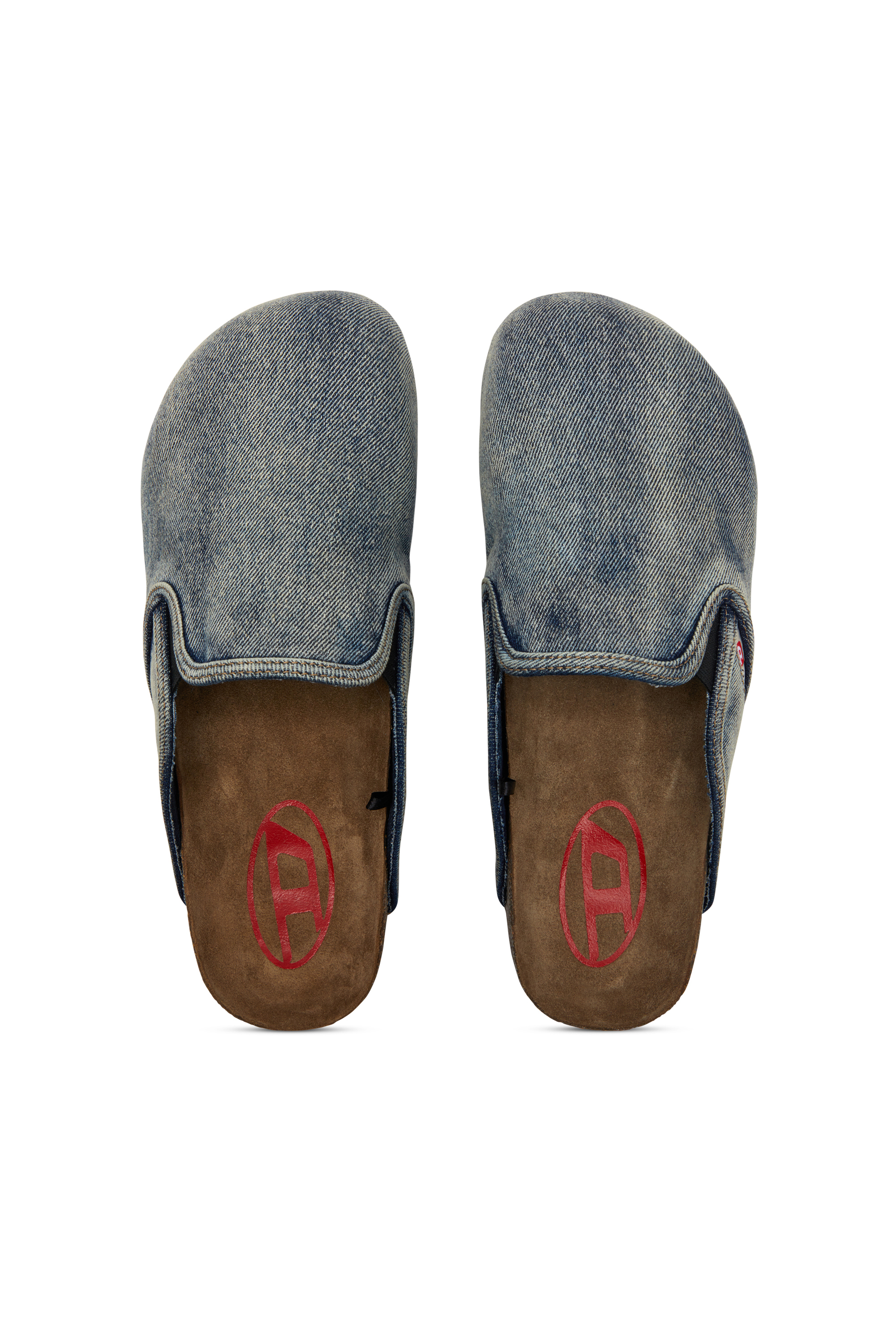 Diesel - D-WOODSTOCK SLIP-ON, Male's Denim mules in ダークブルー - 5