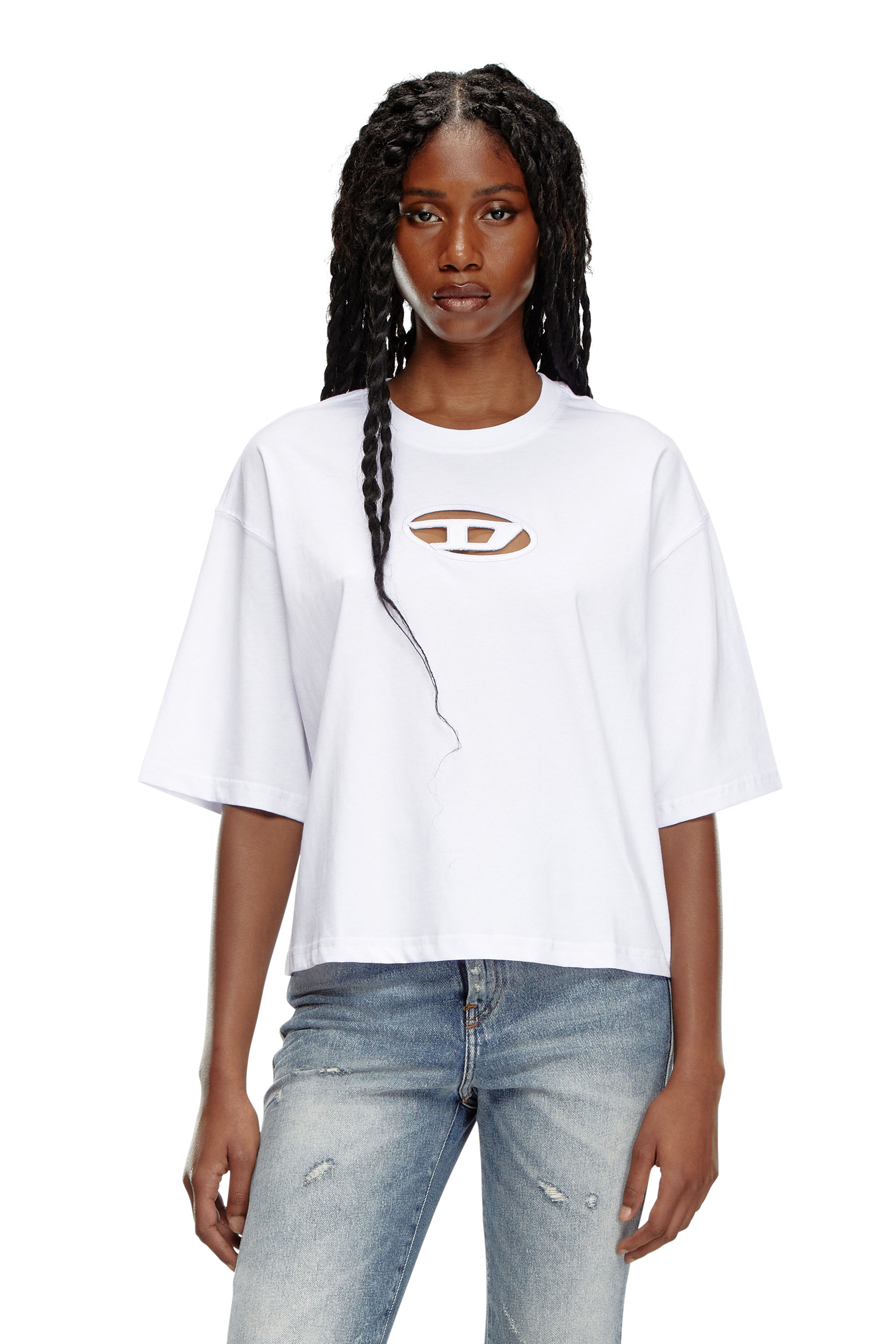 Diesel - T-ROWY-OD, Female Tシャツ in ホワイト - Image 2